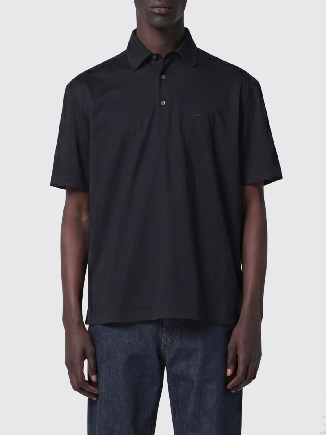 Ermenegildo Zegna Zegna Polo Shirt Men Blue Size US XL / EU 56 / 4 - 1 Thumbnail