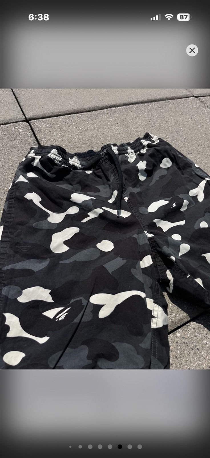 Bape BAPE Space Camo Shark Reversible Shorts Size US 32 / EU 48 - 10 Thumbnail