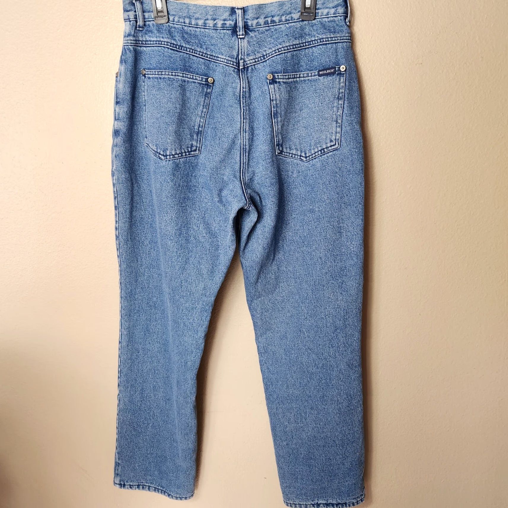 Vintage VINTAGE Woolrich Jeans Shirt? Size 34" / US 12 / IT 48 - 5 Thumbnail
