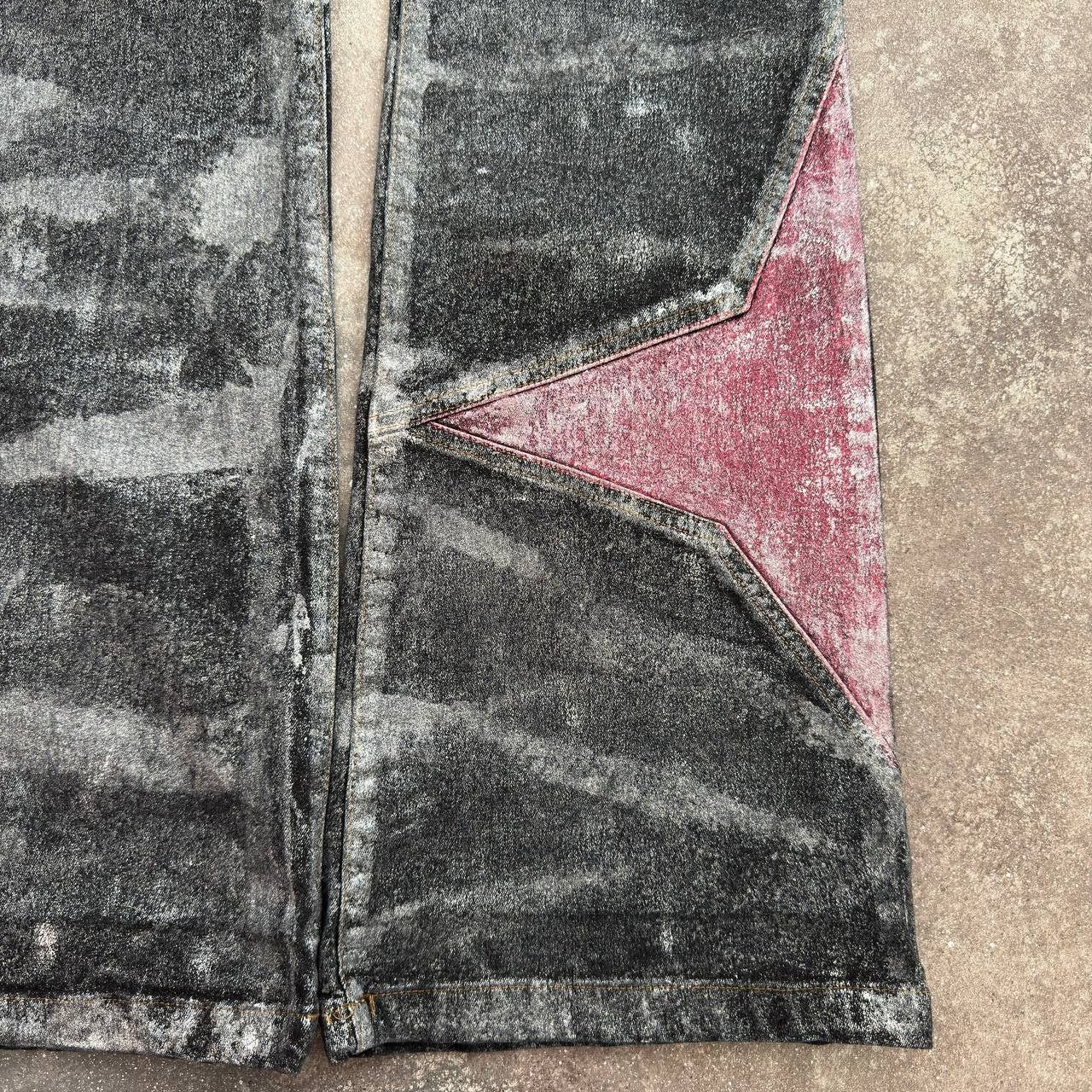 Hysteric Glamour Amazing Vintage Washed/Faded Flared Jeans Size 25" / US 0 / IT 36 - 8 Thumbnail