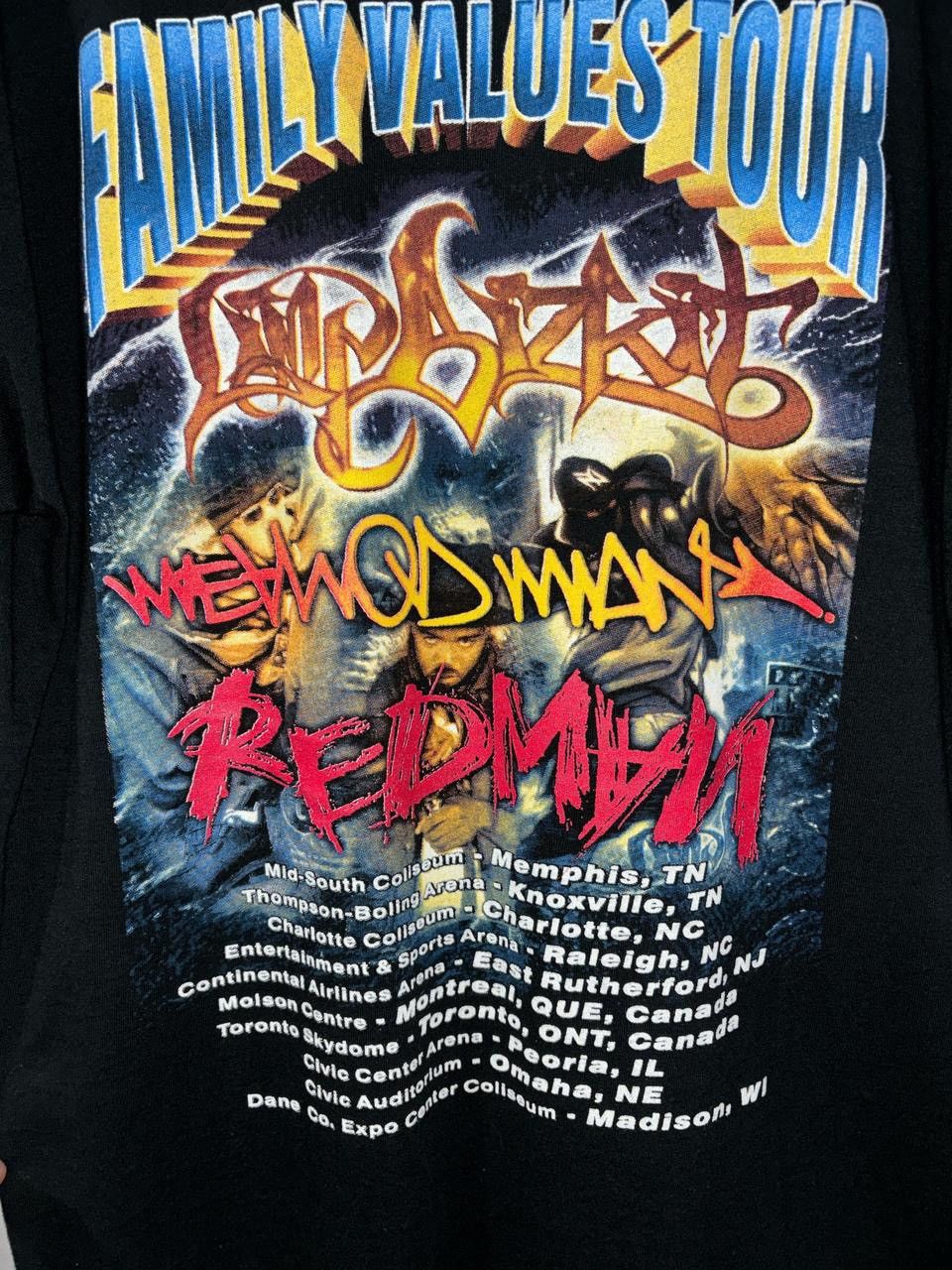Vintage 1999 Limp Bizkit Redman Method Man 1999 Family Values tour Size US L / EU 52-54 / 3 - 2 Thumbnail
