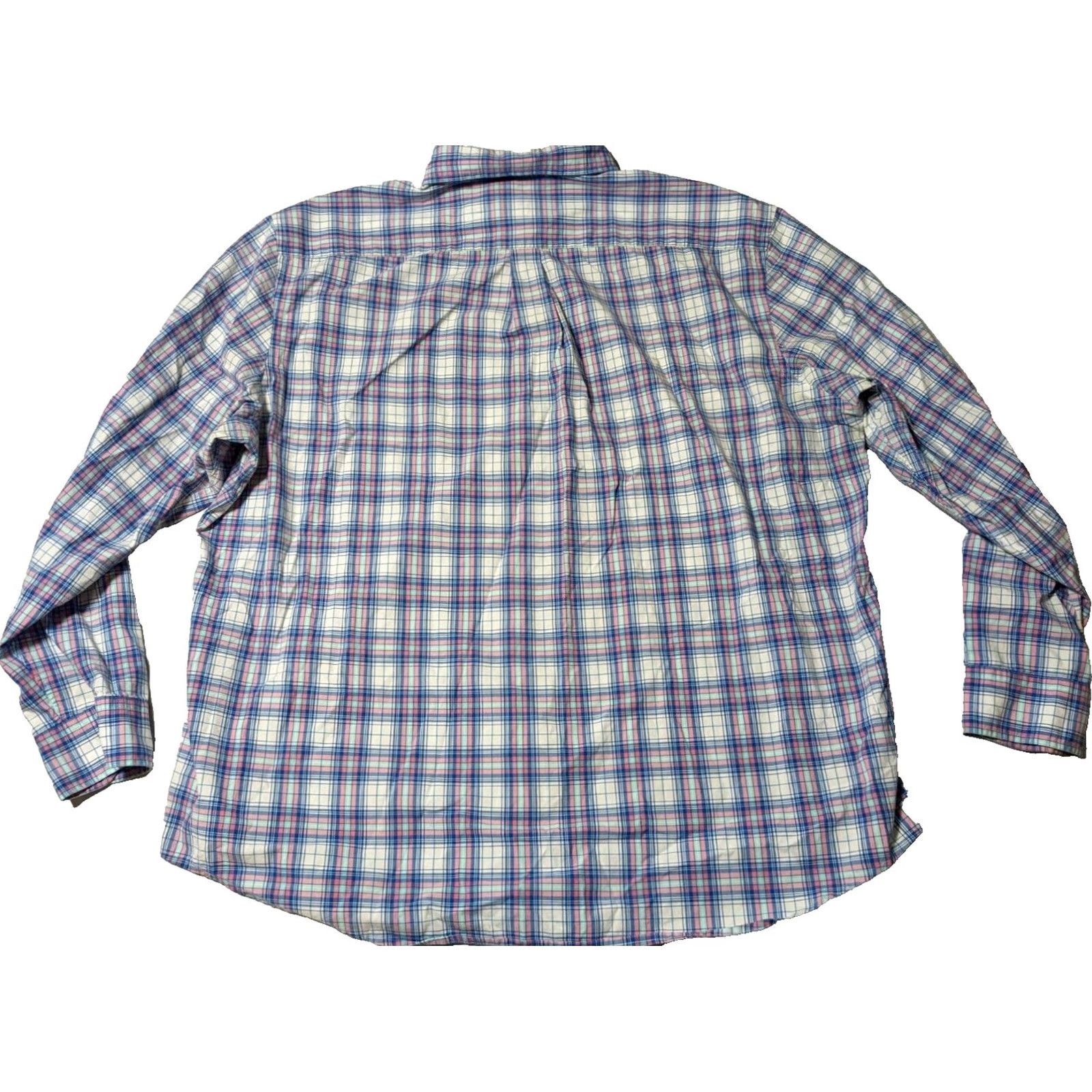 Vineyard Vines VINEYARD VINES Classic Fit Tucker Shirt Men 2XL Pink Plaid Cotton Button-Up Long Sleeve 100% Cotton Shirt Size US XXL / EU 58 / 5 - 2 Thumbnail