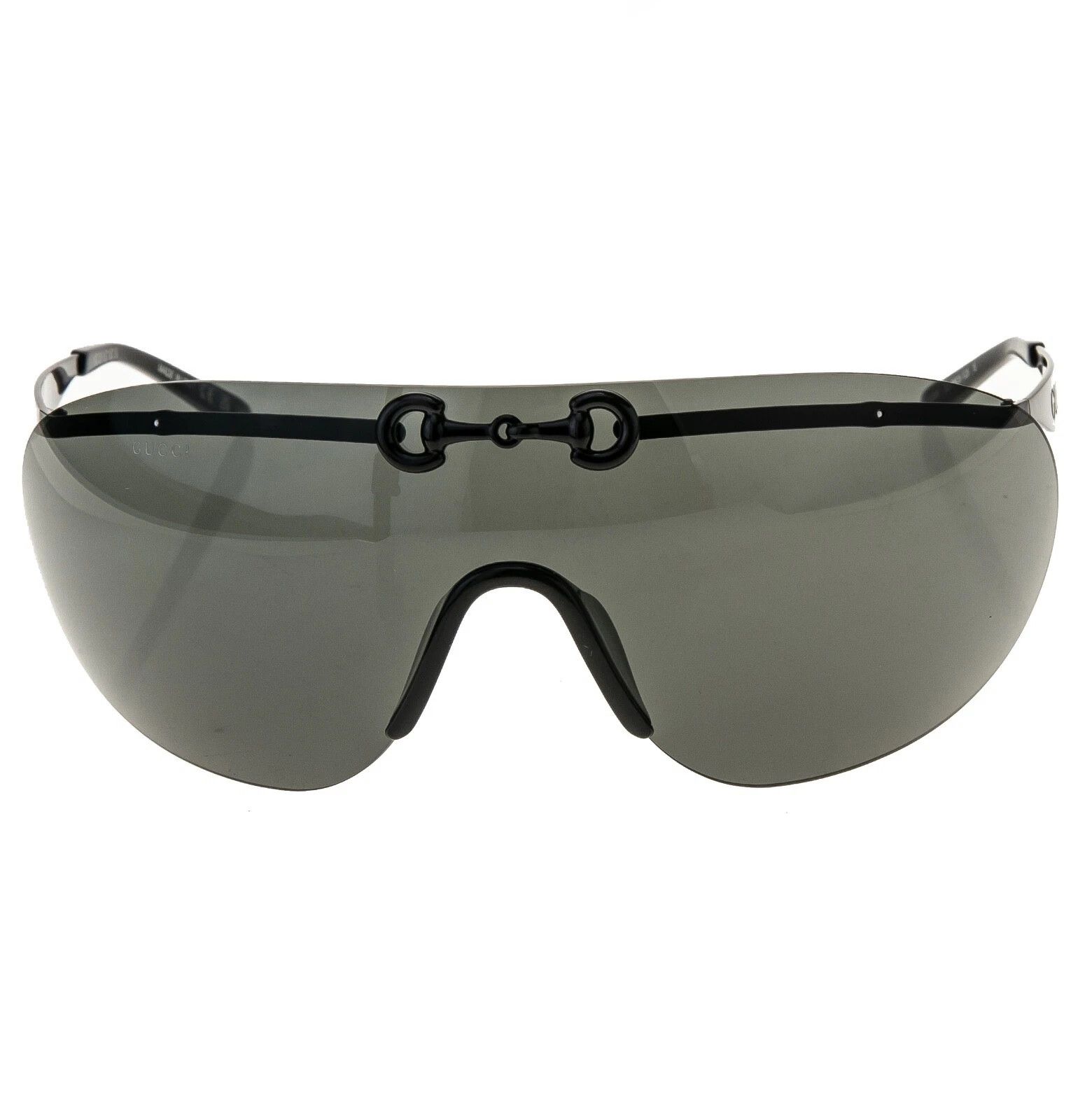 Gucci GUCCI HORSEBIT 1656 Black Metal Mask Gg1656S Sunglasses 001 Size ONE SIZE - 9 Thumbnail