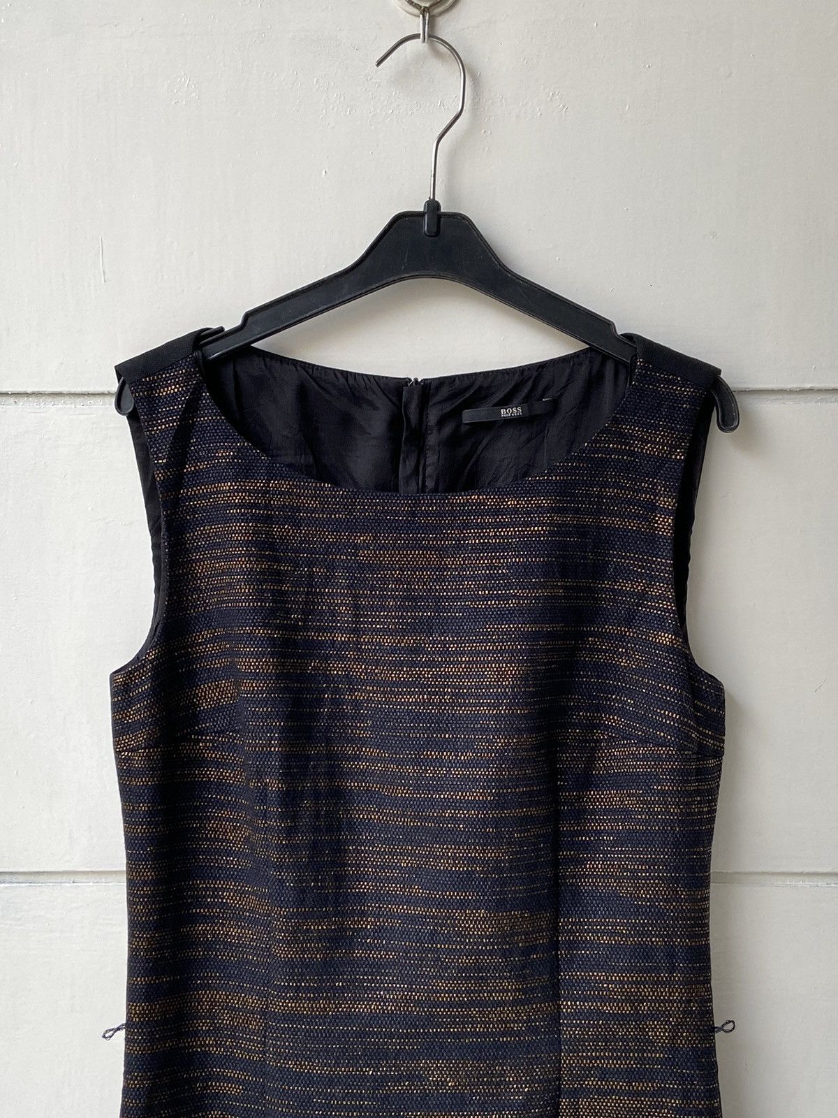 Hugo × Hugo Boss HUGO BOSS Black Midi Dress Size XXS / US 00 / IT 34 - 18 Thumbnail