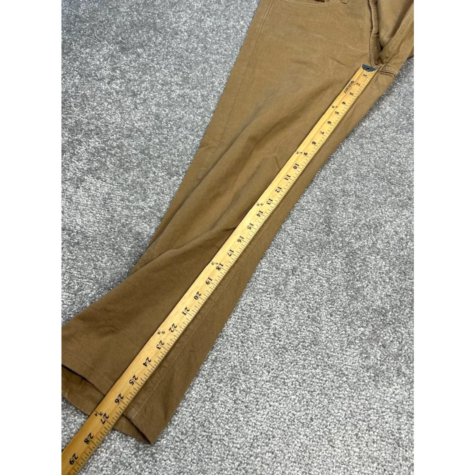 J.Crew J.CREW 770 Jeans Men 29 Brown Cotton Denim Straight 30x26 5-Pocket Solid Modern Preppy Jeans Mens Size US 29 - 5 Thumbnail