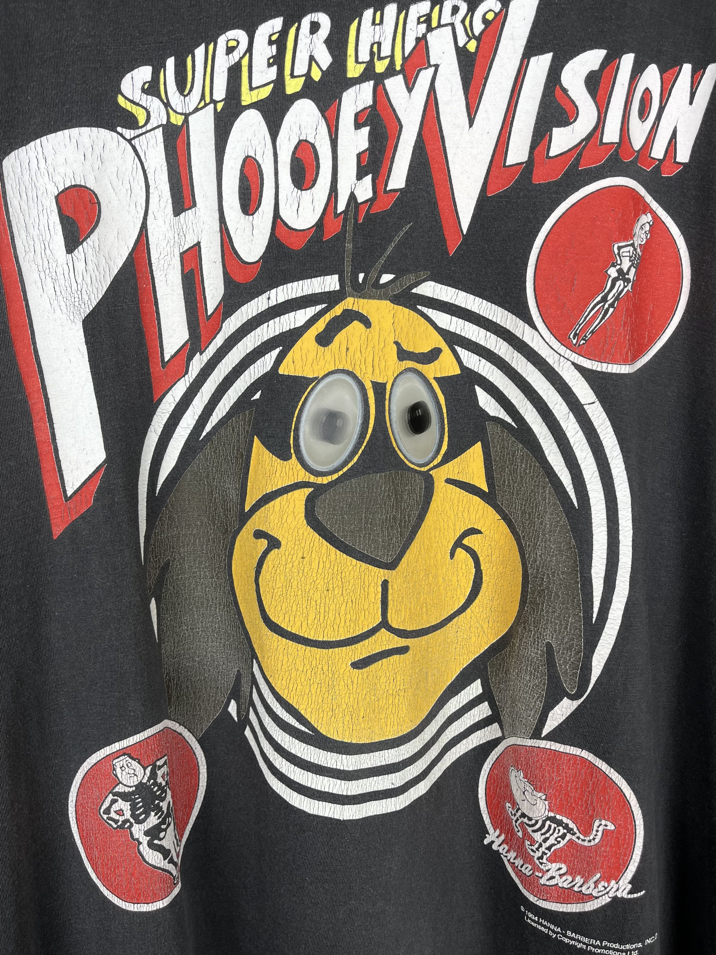 Cartoon Network Vintage Super Hero Phooey Vision Cartoon T Shirt 1994 Size US XL / EU 56 / 4 - 10 Thumbnail