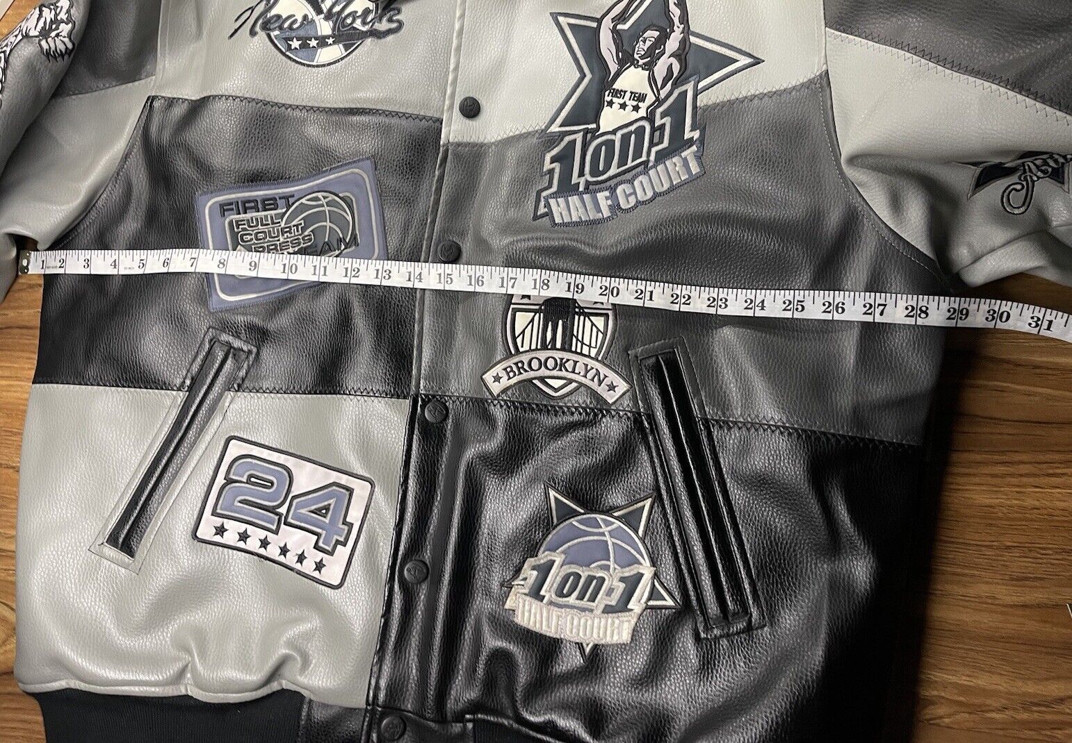 NBA × Vintage Raw Blue CLASSICS Bomber Jacket XL Men's 90's NBA NHL RARE Size US XL / EU 56 / 4 - 12 Thumbnail