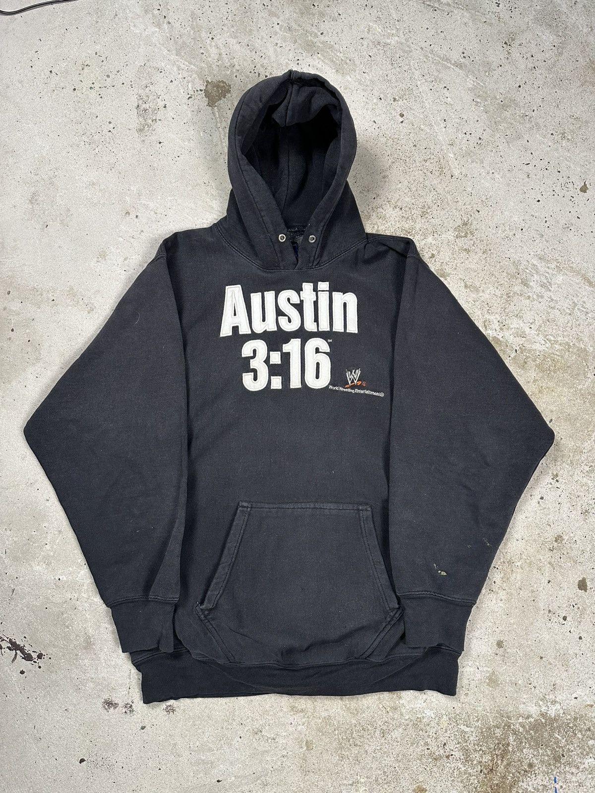 Vintage × WWE Vintage Y2K Austin 3:16 WWE Black Hoodie Sweatshirt rare Size US M / EU 48-50 / 2 - 1 Thumbnail
