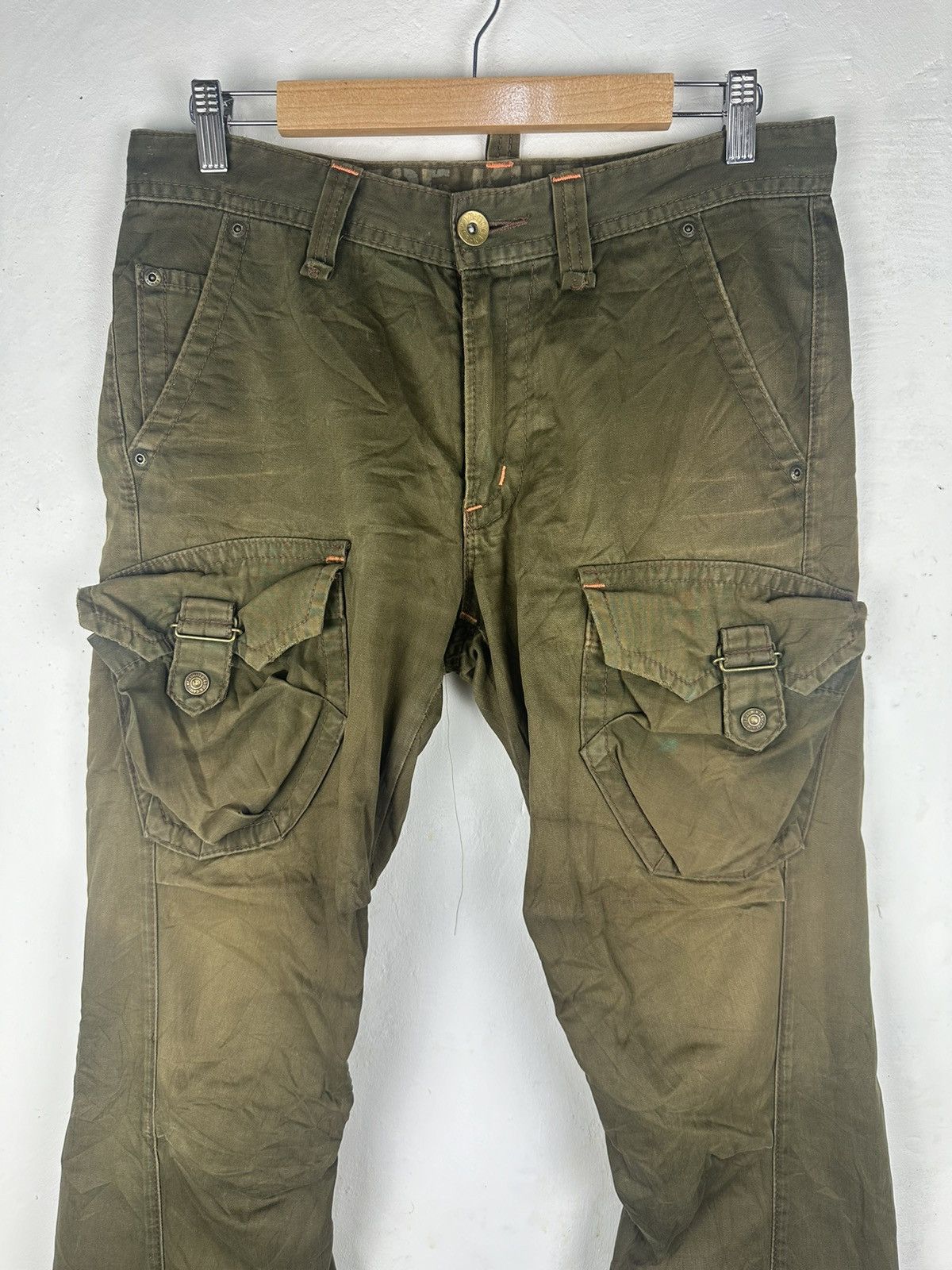 Edwin CARGO PANTS EDWIN TWIST LEG CARGO PANTS MULTIPOCKET Size US 32 / EU 48 - 3 Thumbnail