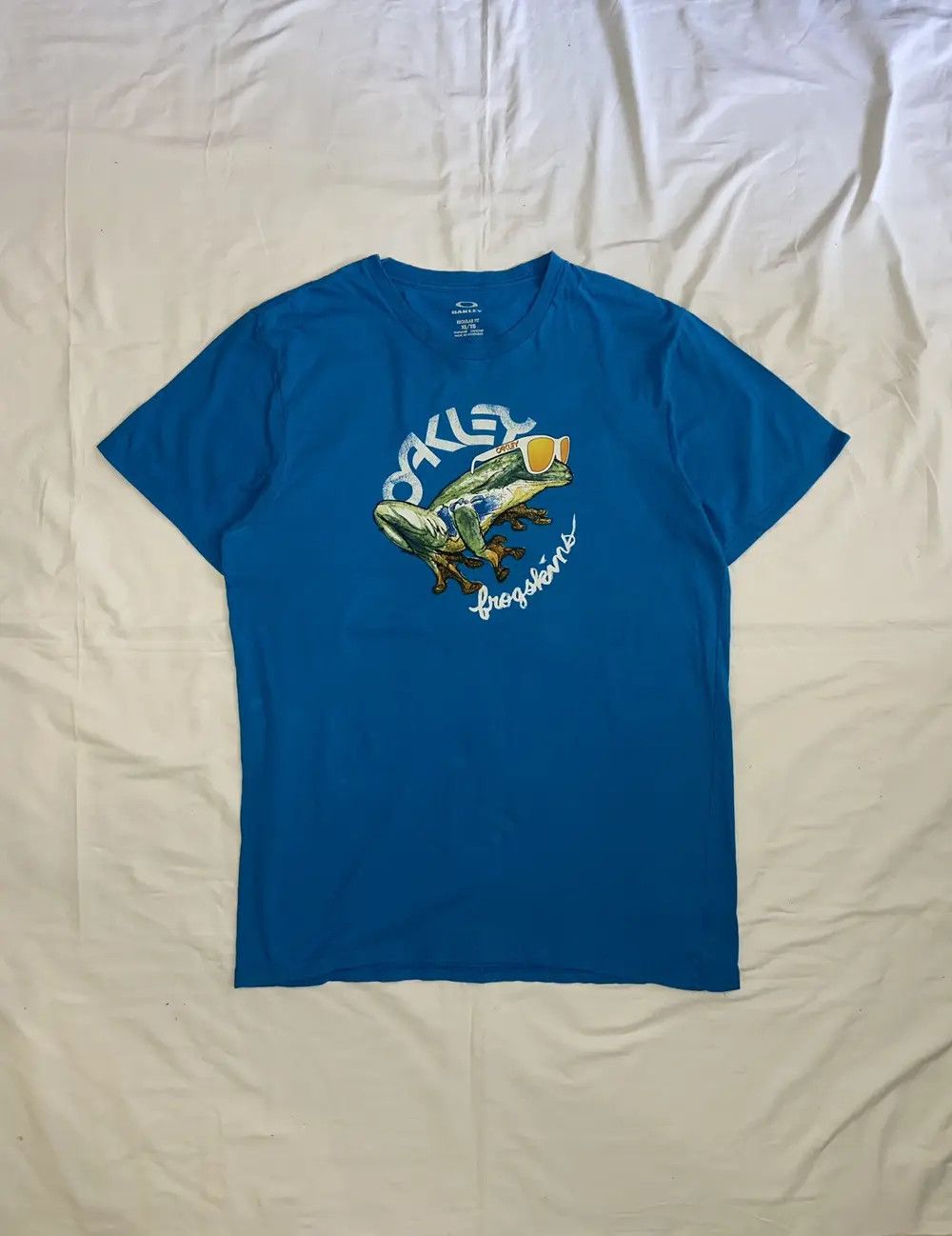 Oakley VINTAGE OAKLEY FROGSKINS GORPCORE STREETWEAR T SHIRT Y2K SKA Size US XL / EU 56 / 4 - 1 Thumbnail