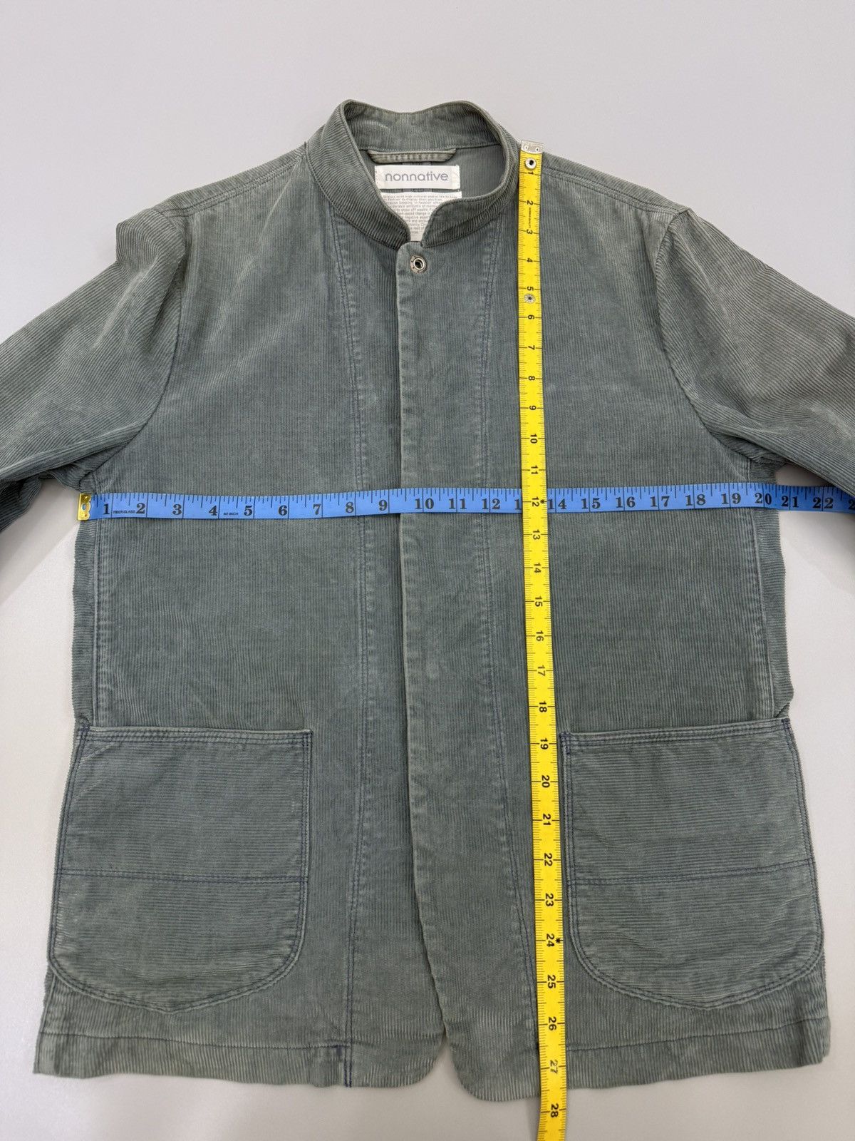 Nonnative 🔥Archive🔥 nonnative curve hands blue corduroy work jacket Size US M / EU 48-50 / 2 - 13 Thumbnail