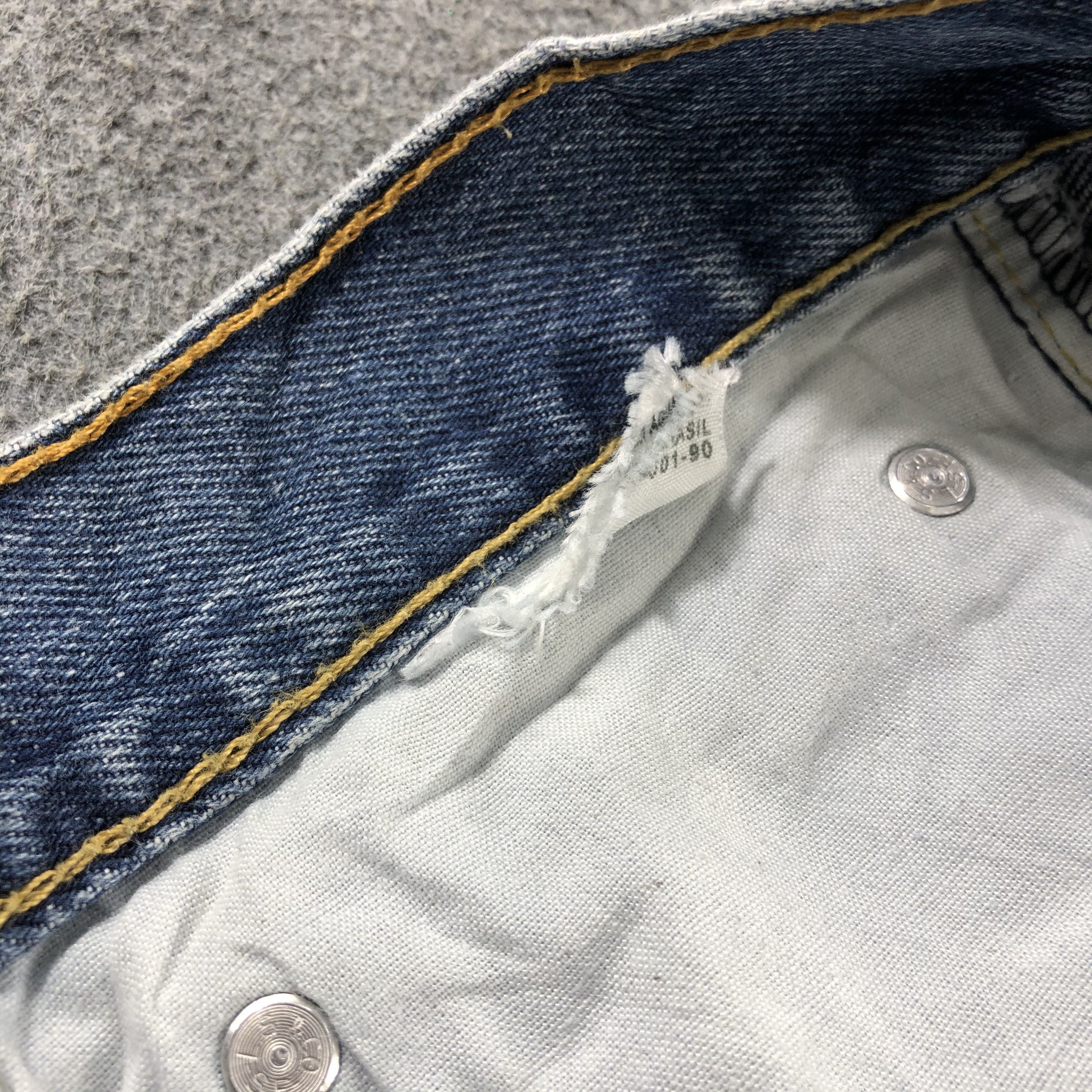 Levi's Vintage Blue Wash Levis 505 Jeans-J2516 Size US 38 / EU 54 - 11 Thumbnail