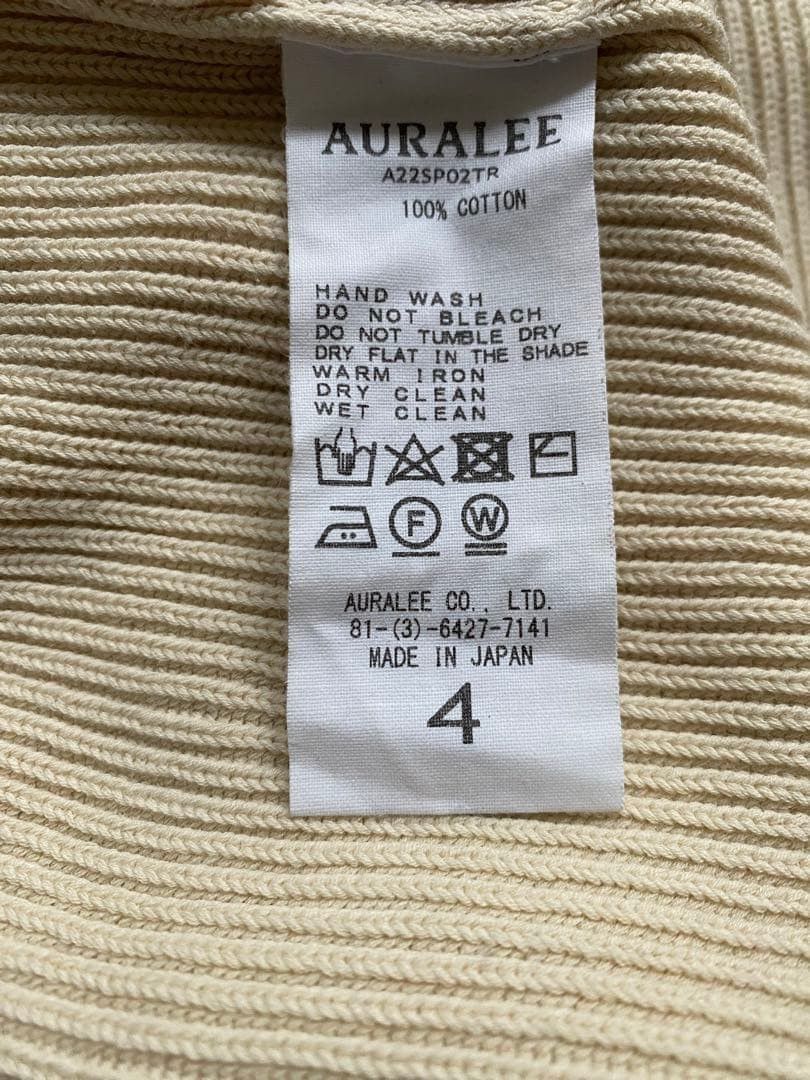 Auralee Rib Knit Sweater Size US M / EU 48-50 / 2 - 3 Thumbnail