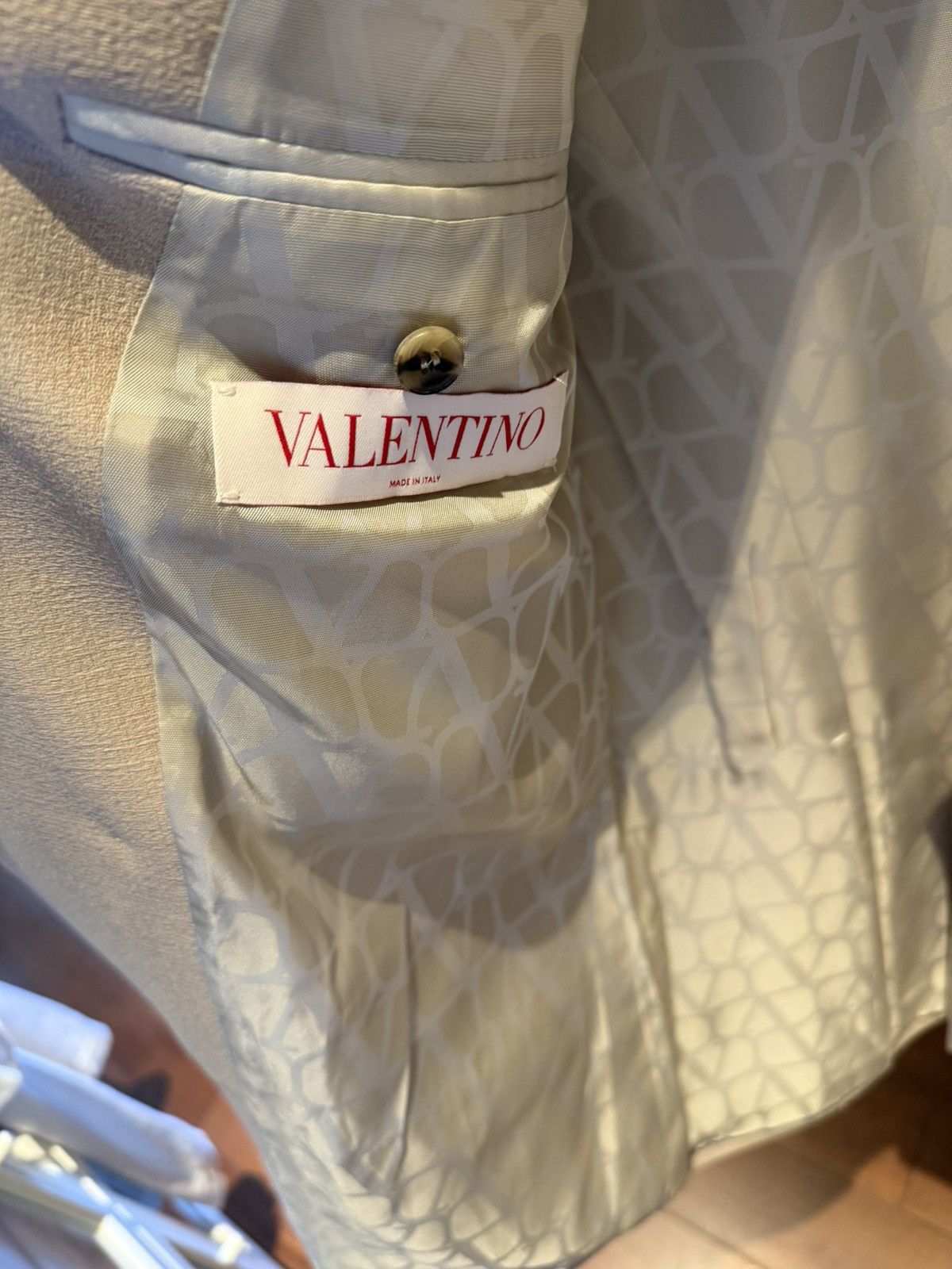 Valentino Floral embroidery lapel blazer size 46 Size 46R - 8 Thumbnail