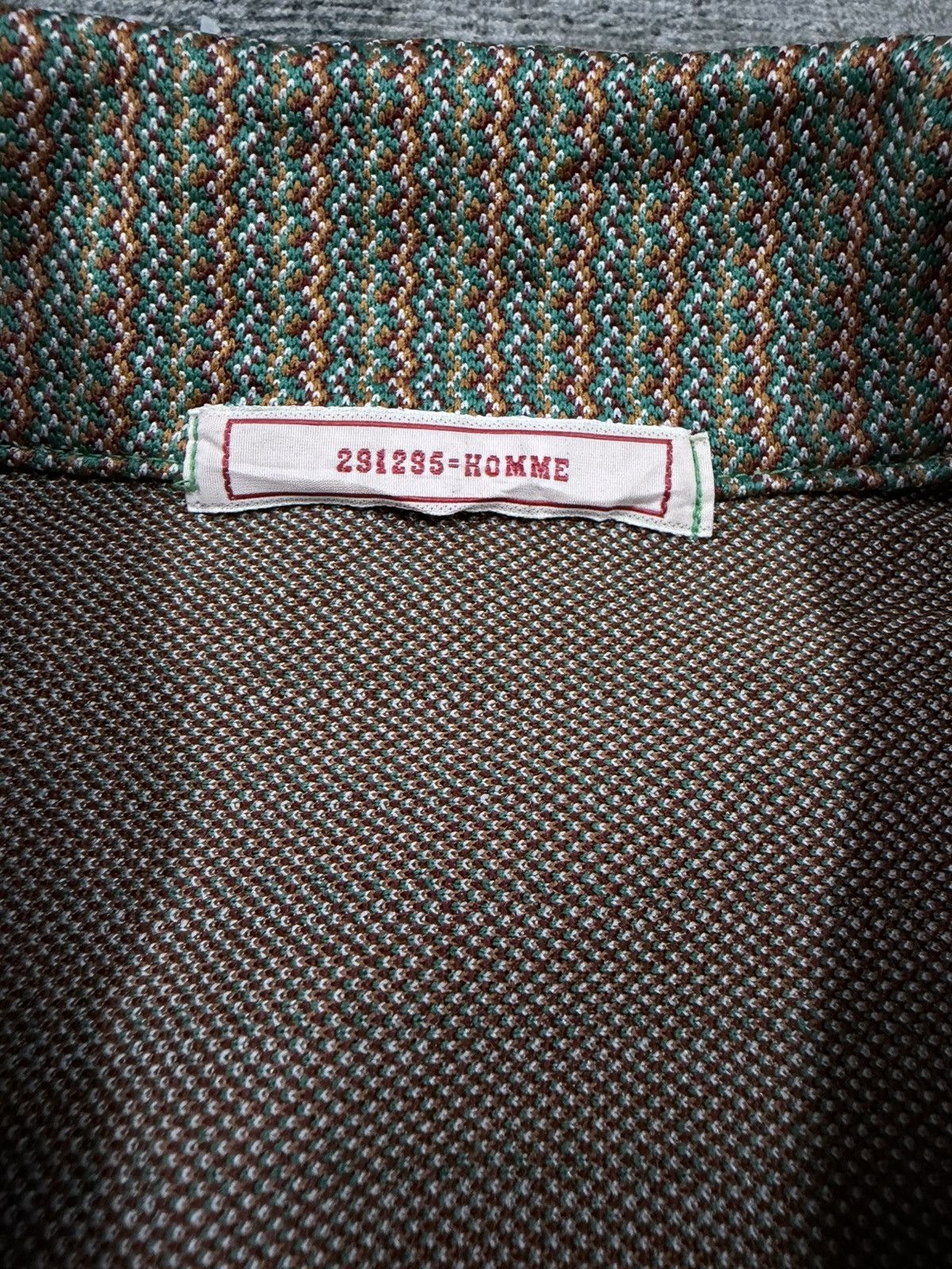 291295=Homme Vtg🔥Collar Sharp 291295=Homme IsleSashsiko Pyschedelic Style Size US M / EU 48-50 / 2 - 14 Thumbnail