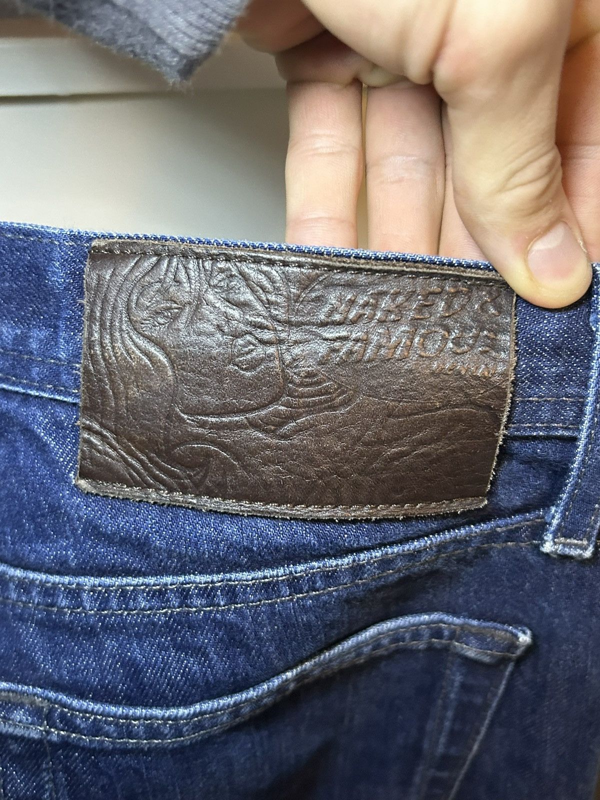 Naked & Famous Vintage Naked and Famous raw salvage denim skinny jeans Size US 32 / EU 48 - 4 Thumbnail