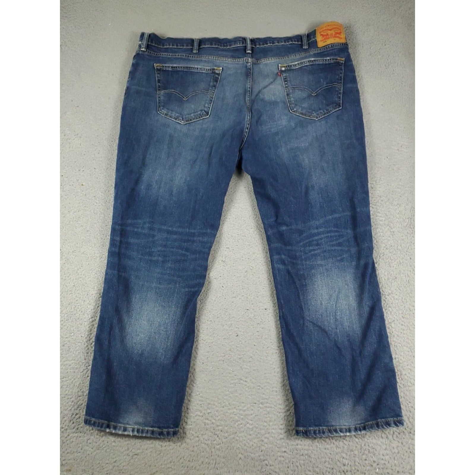 Levi's Levis Mens Blue 48x27 Athletic Fit Straight Leg Denim Jeans Pants Size US 32 / EU 48 - 6 Thumbnail