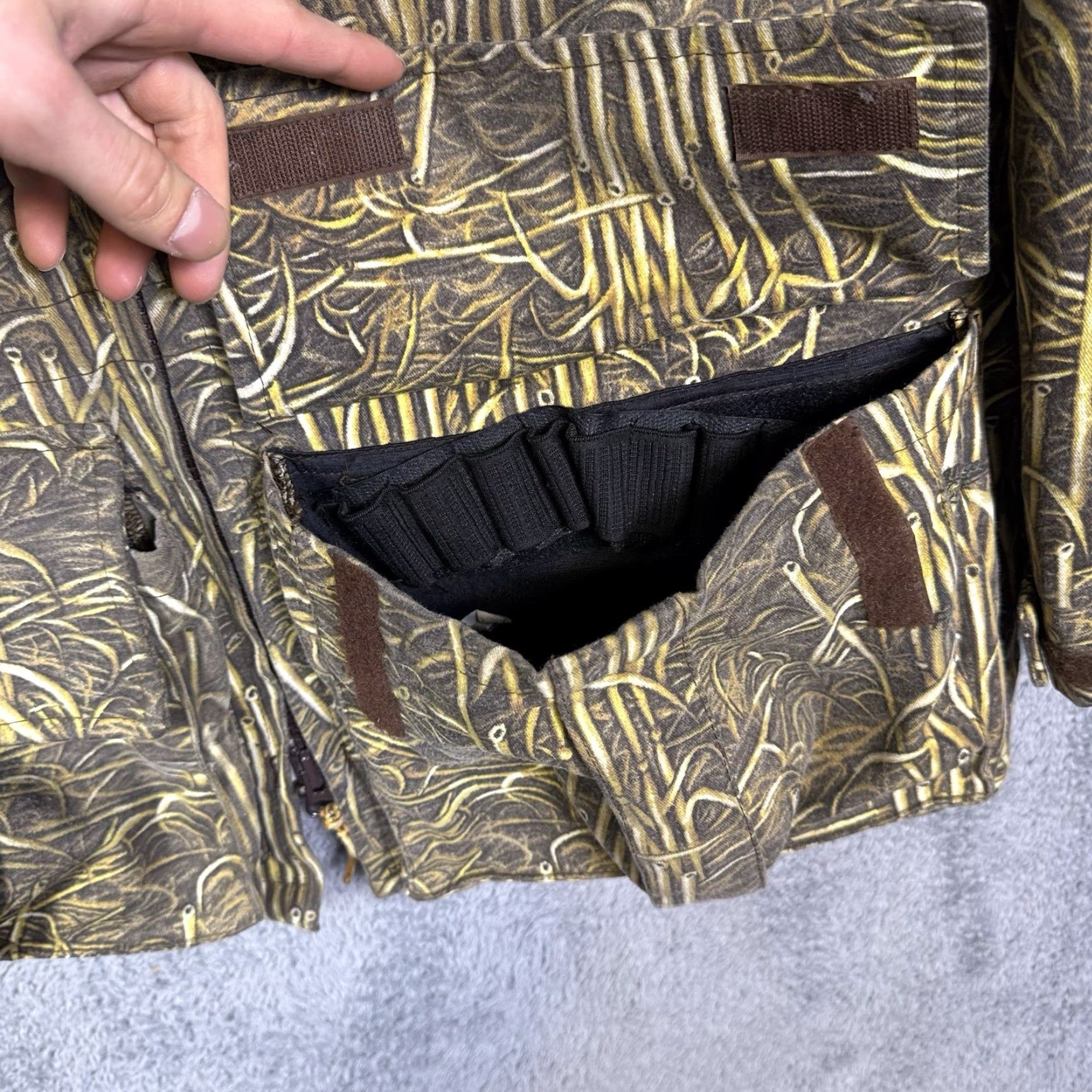 Vintage VINTAGE Clark Outdoor Farmland Camouflage Jacket Mens M Hooded Parka Full Zip Quilted 90s USA Workwear Hunting Size US M / EU 48-50 / 2 - 6 Thumbnail