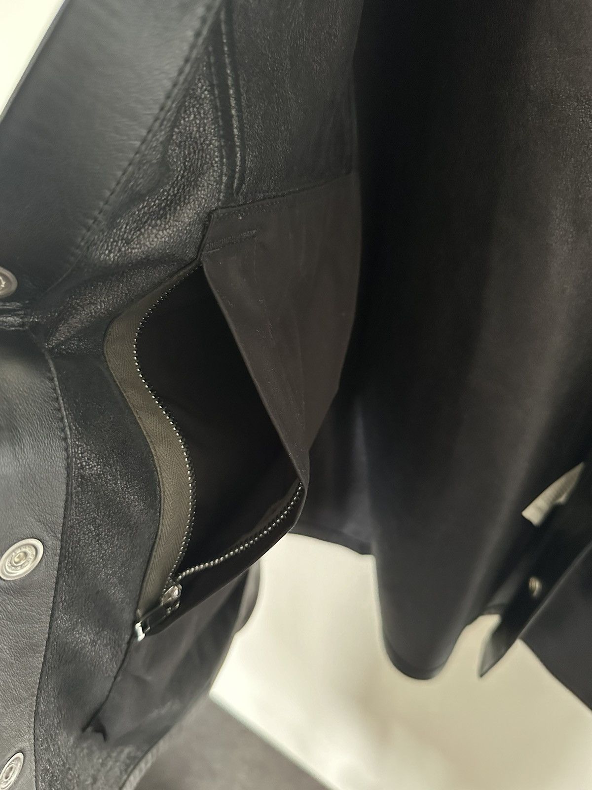 Rick Owens Rick Owens SS22 Fogachine Lambskin Leather Overshirt Size US L / EU 52-54 / 3 - 6 Thumbnail