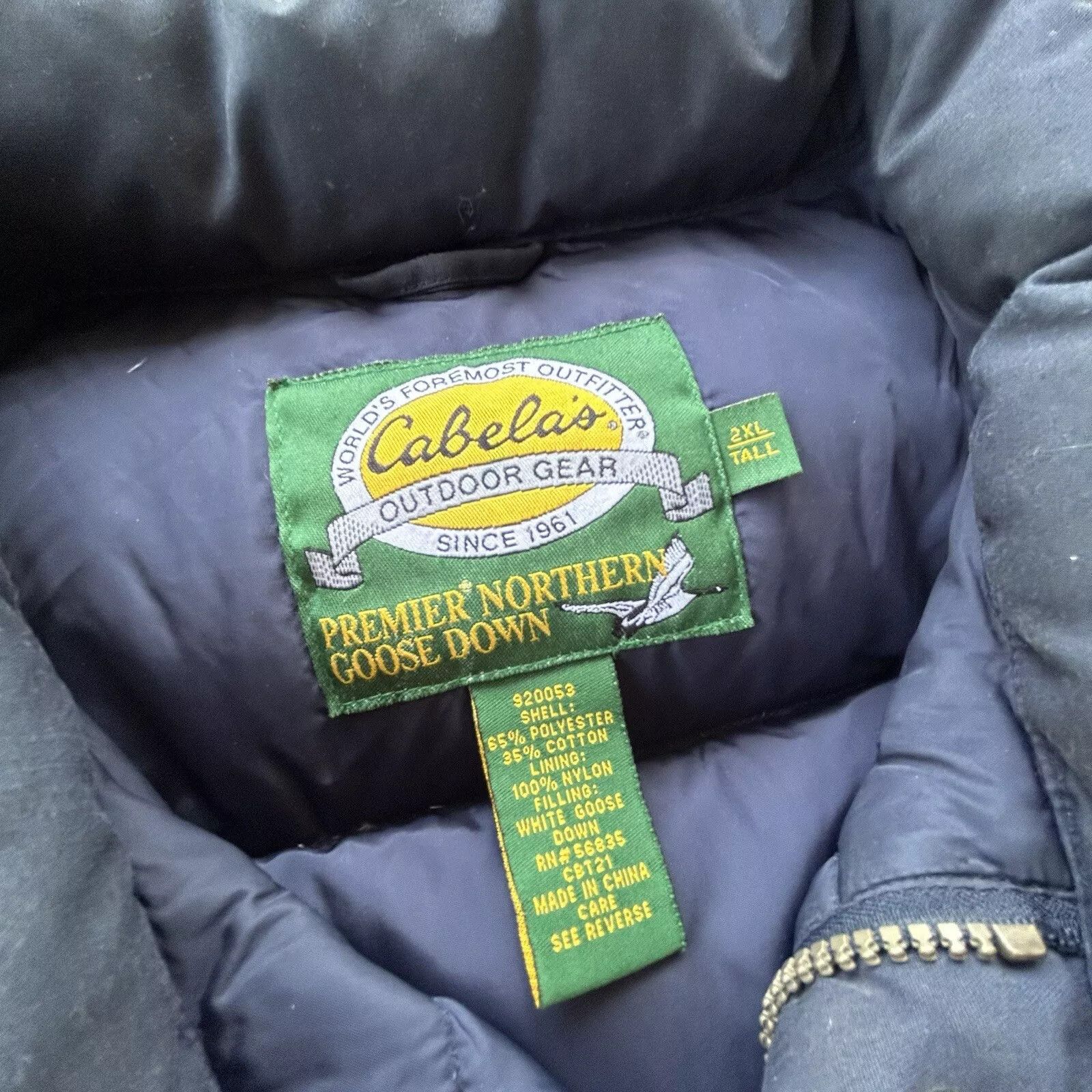 Cabelas VTG 90s CABELAS PREMIER NORTHERN GOOSE Size US XXL / EU 58 / 5 - 5 Thumbnail