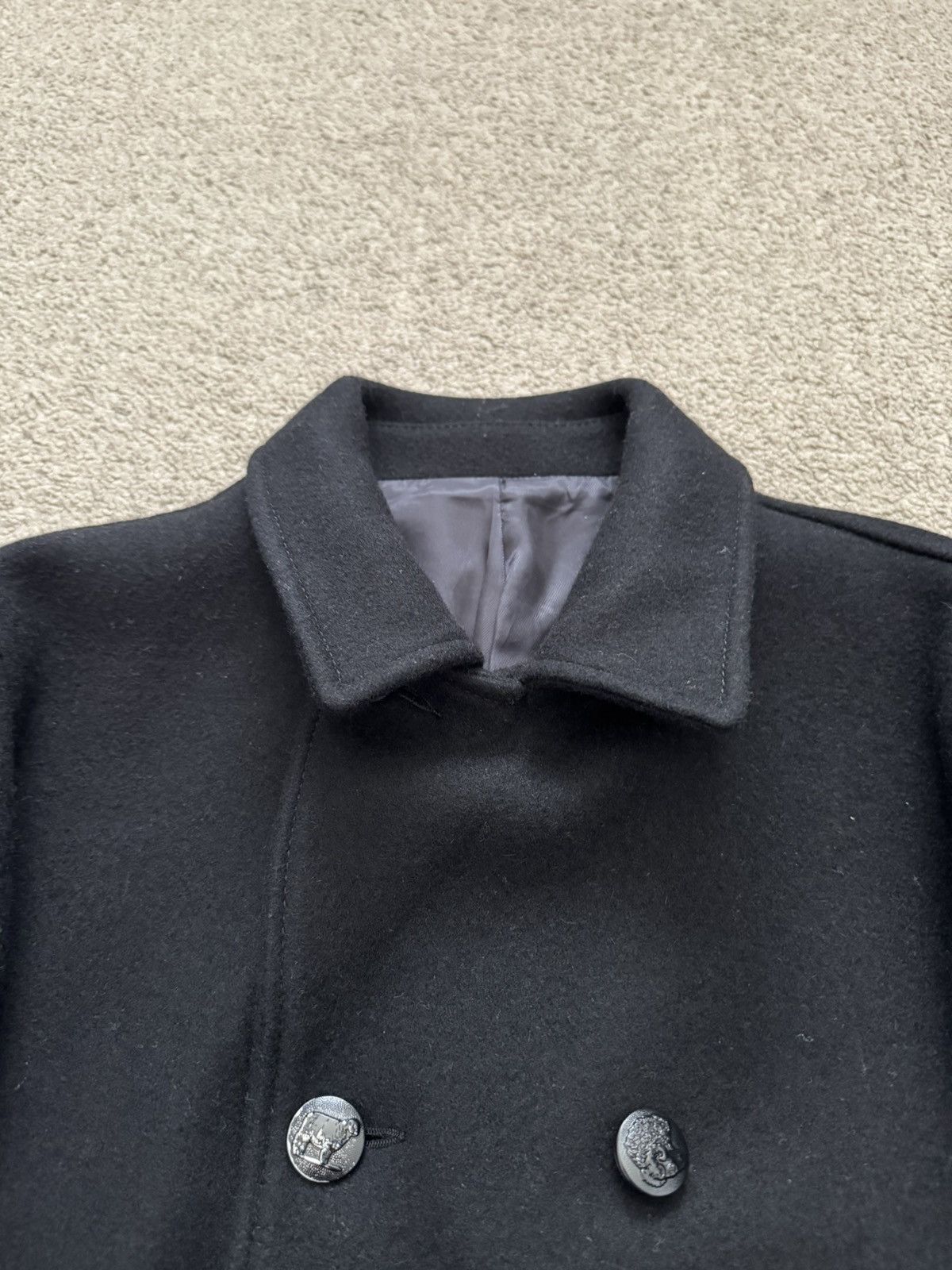 Undercover AW10 Undercover "Avakareta Life" Wool Patch Peacoat Size US M / EU 48-50 / 2 - 3 Thumbnail