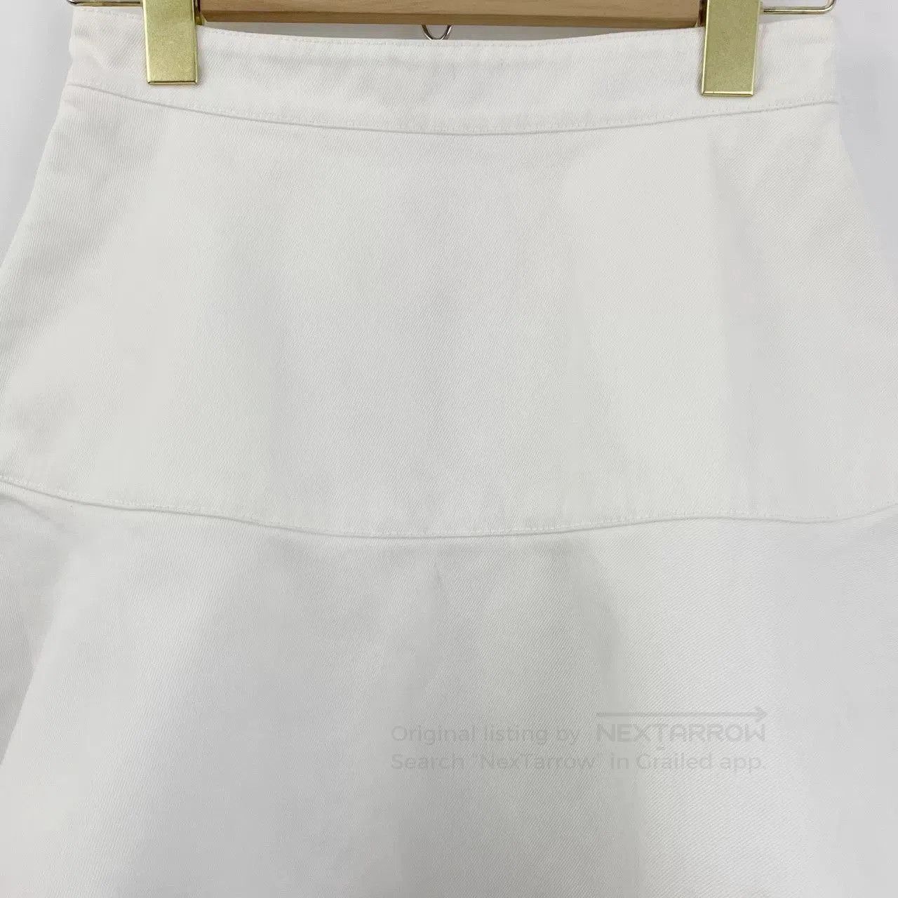 Dior Dior White Ruffled Mini Skirt. Size 33" - 6 Thumbnail