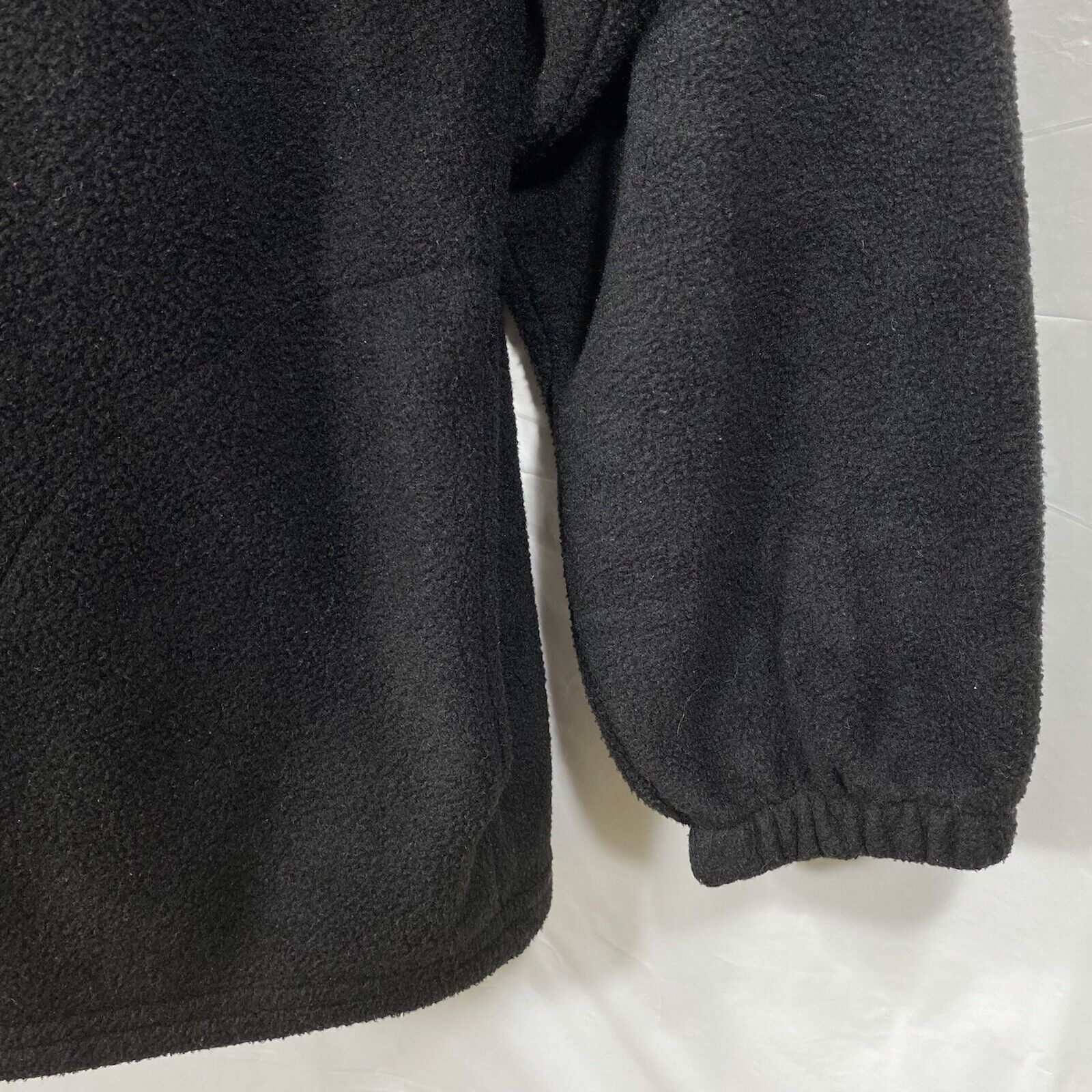 Other Olympics Torch XL Black Fleece Full Zip Sweatshirt USA Made Size XL / US 12-14 / IT 48-50 - 5 Thumbnail