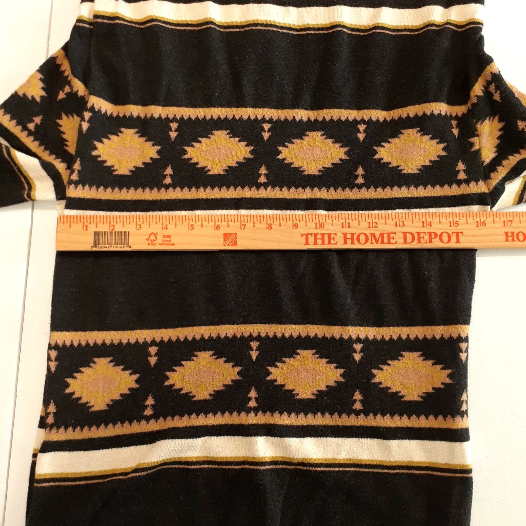 Forever 21 FOREVER 21 Angora Blend Sweater Cardigan Open Front Long Sleeve Aztec Multicolor S Women Closet Casual Fall Spring Winter9 Size S / US 4 / IT 40 - 3 Thumbnail