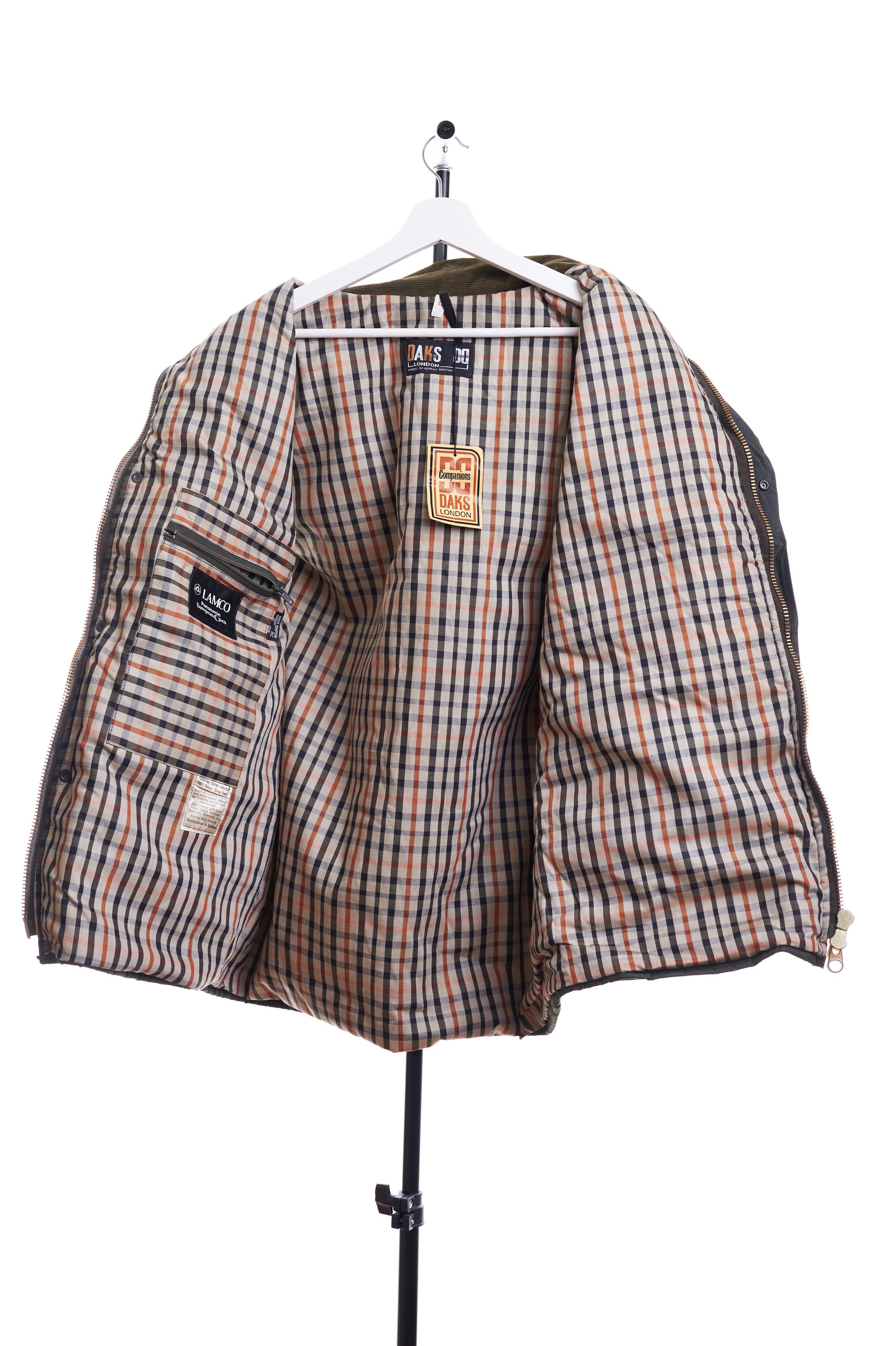 DAKS DAKS London Cupra Wax Waxed Jacket Vest Mens Size XL Green Size US XL / EU 56 / 4 - 6 Thumbnail