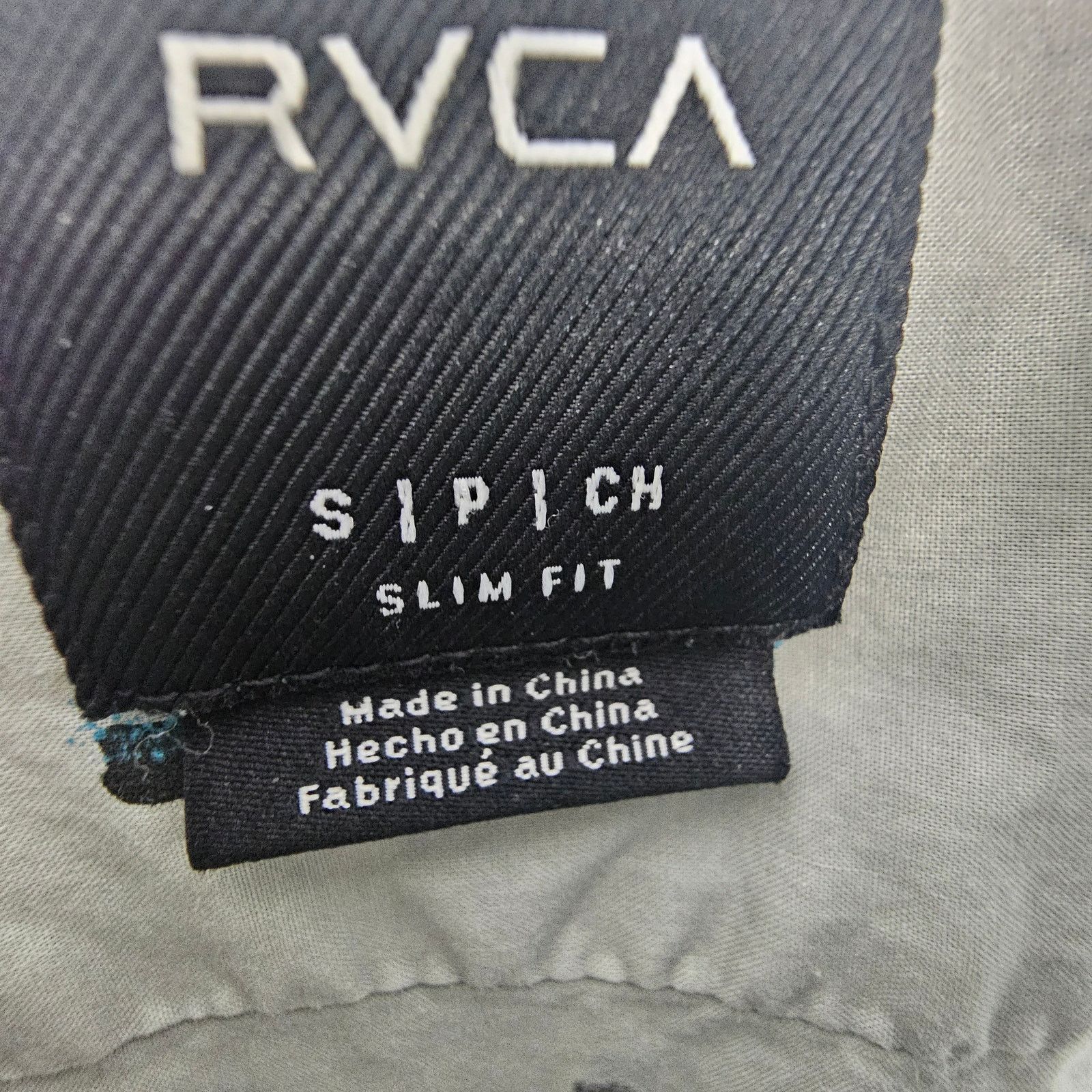 RVCA RVCA Shirt Men S Gray Geometric SS Casual Collared Preppy Size US S / EU 44-46 / 1 - 6 Thumbnail