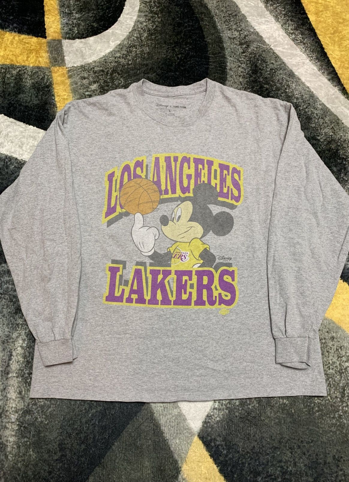 NBA NBA Disney LA Lakers Long Sleeve T-Shirt Size ONE SIZE - 1 Thumbnail