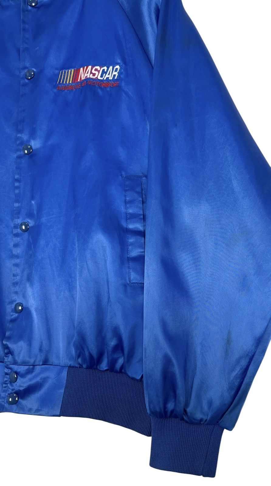 NASCAR Vintage NASCAR American #1 Motorsport Satin Blue Jacket Size US L / EU 52-54 / 3 - 7 Thumbnail