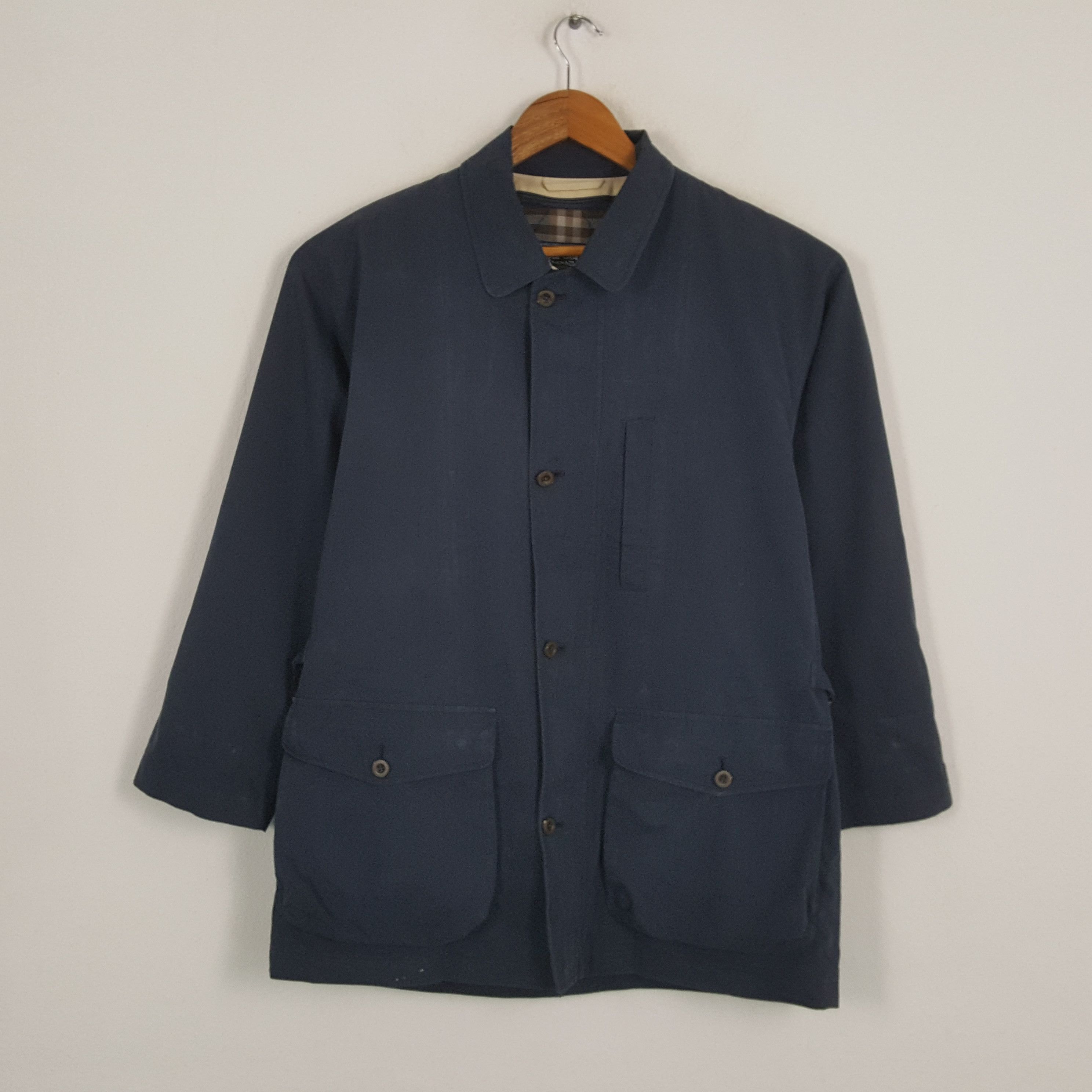 Burberry × Vintage Vintage BURBERRY LONDON Fashion Brand Coat Jacket Size US L / EU 52-54 / 3 - 3 Thumbnail