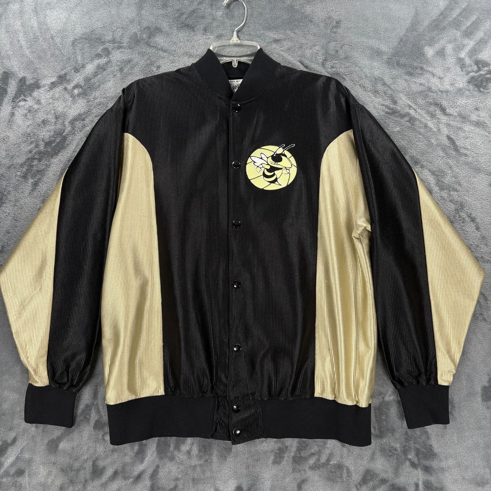 Other Vintage 90's Georgia Tech Basketball Warm Up Jacket Team Iss Size US L / EU 52-54 / 3 - 1 Thumbnail