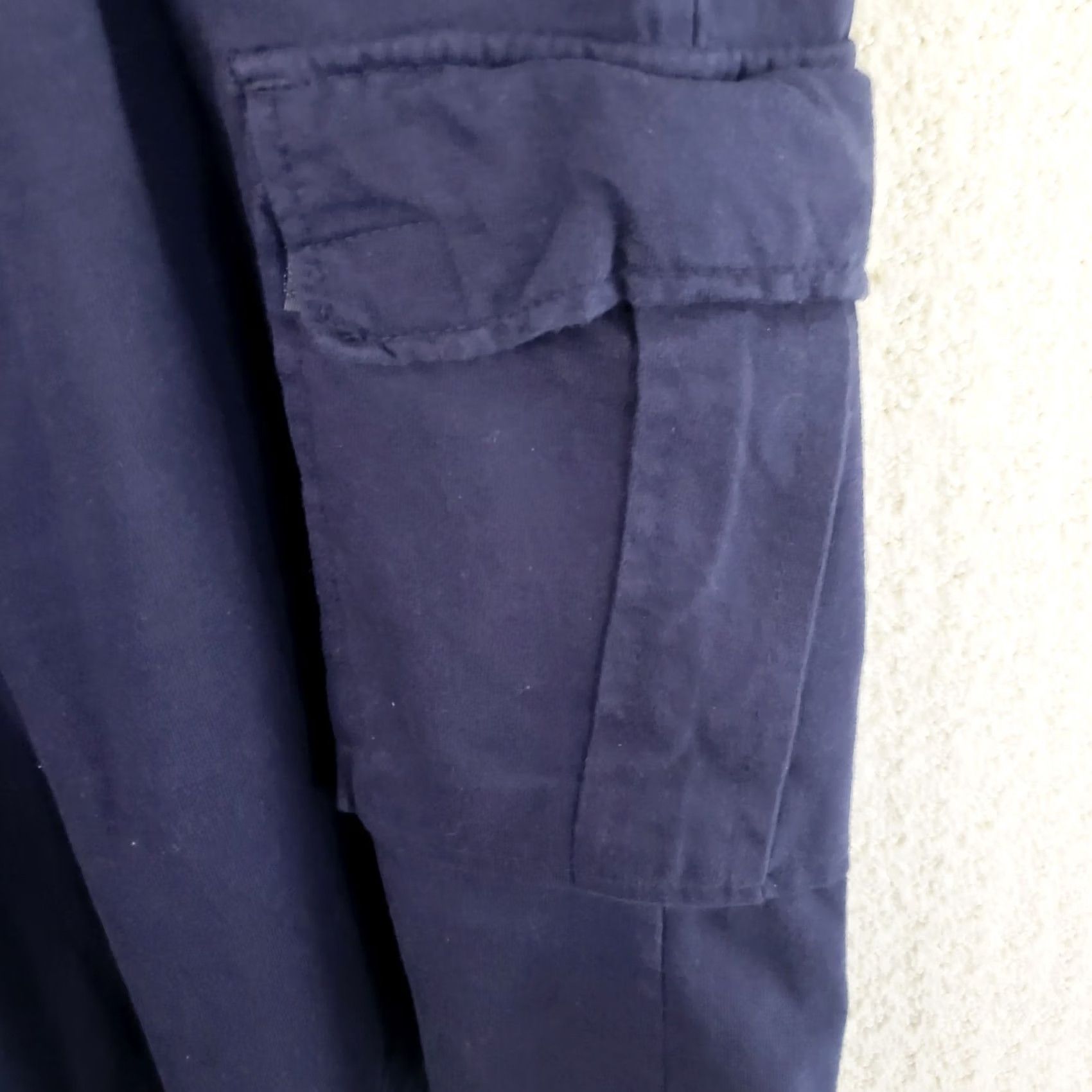 Vintage VINTAGE King Size 3XLT Big & Tall Men's Shorts Blue Drawstring Pocketed 13" Inseam Cotton Polyester Size US 39 - 4 Thumbnail