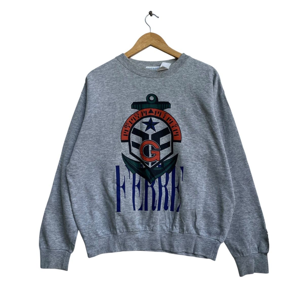 Gianfranco Ferre × Vintage 💥90s Gian Franco Ferre Sweatshirt Pullover Made In Italy Size US M / EU 48-50 / 2 - 1 Thumbnail