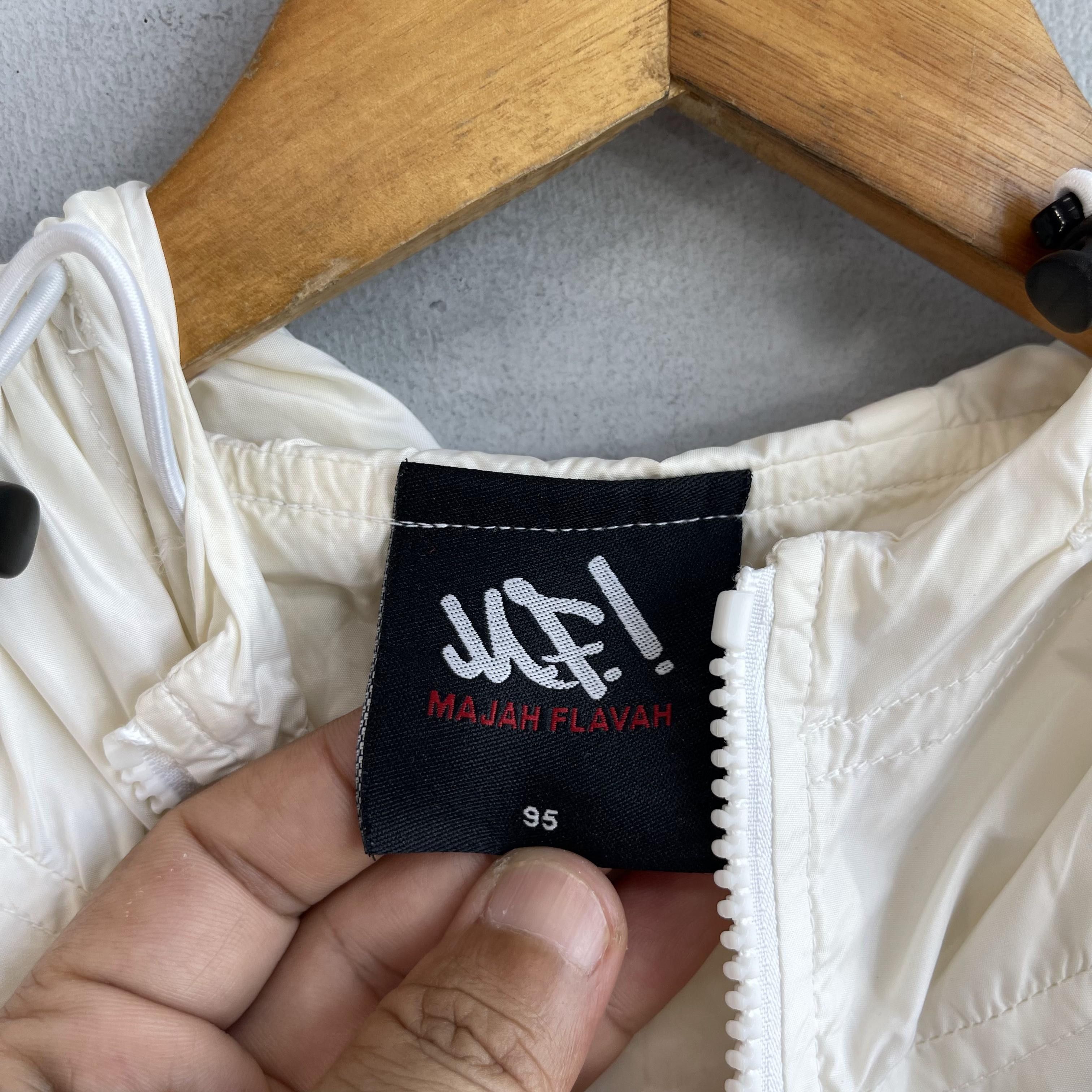 Japanese Brand MAJAH FLAVAH Hip Hop Windbreaker Short Sleeve Jacket Size US M / EU 48-50 / 2 - 12 Thumbnail