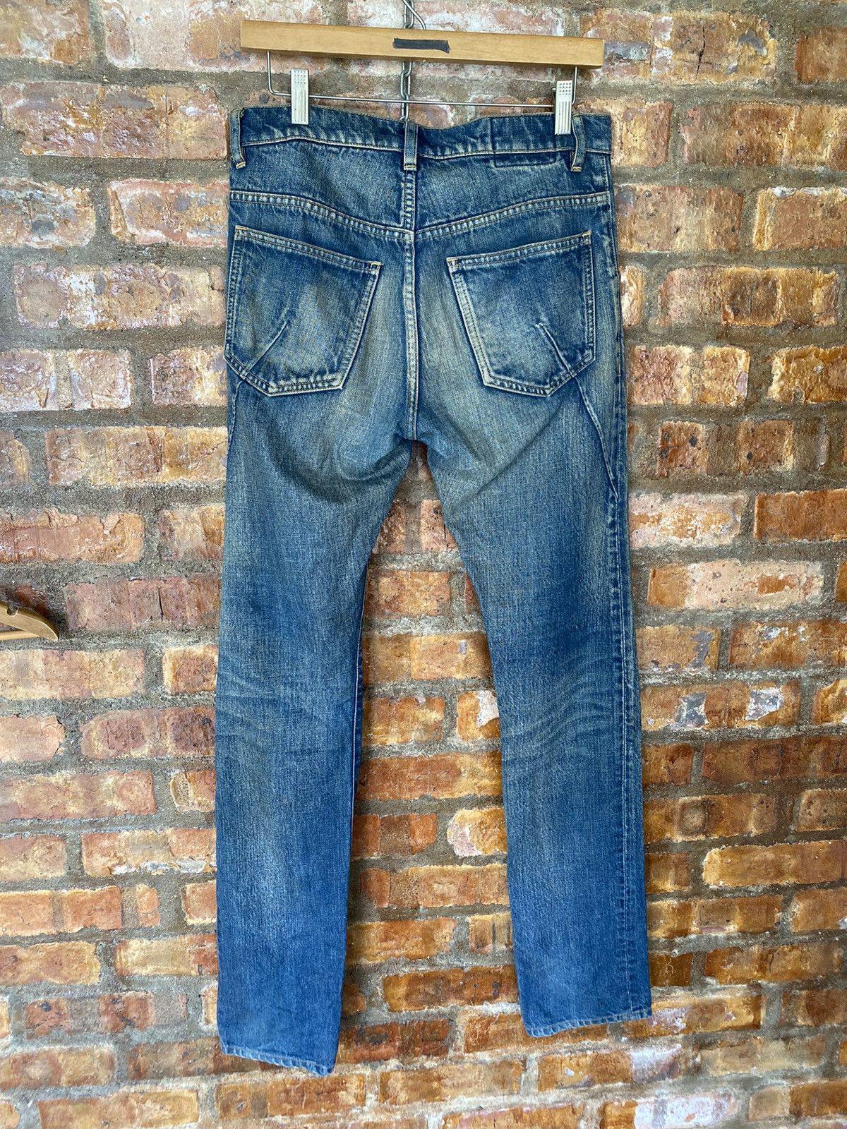 Kazuyuki Kumagai Attachment Indigo Wash and Rusty faded denim Size US 31 - 11 Thumbnail