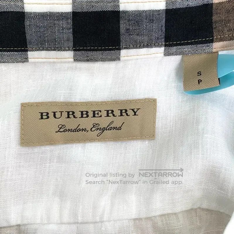 Burberry Burberry White Long Sleeve Men's Shirt. Size US S / EU 44-46 / 1 - 6 Thumbnail