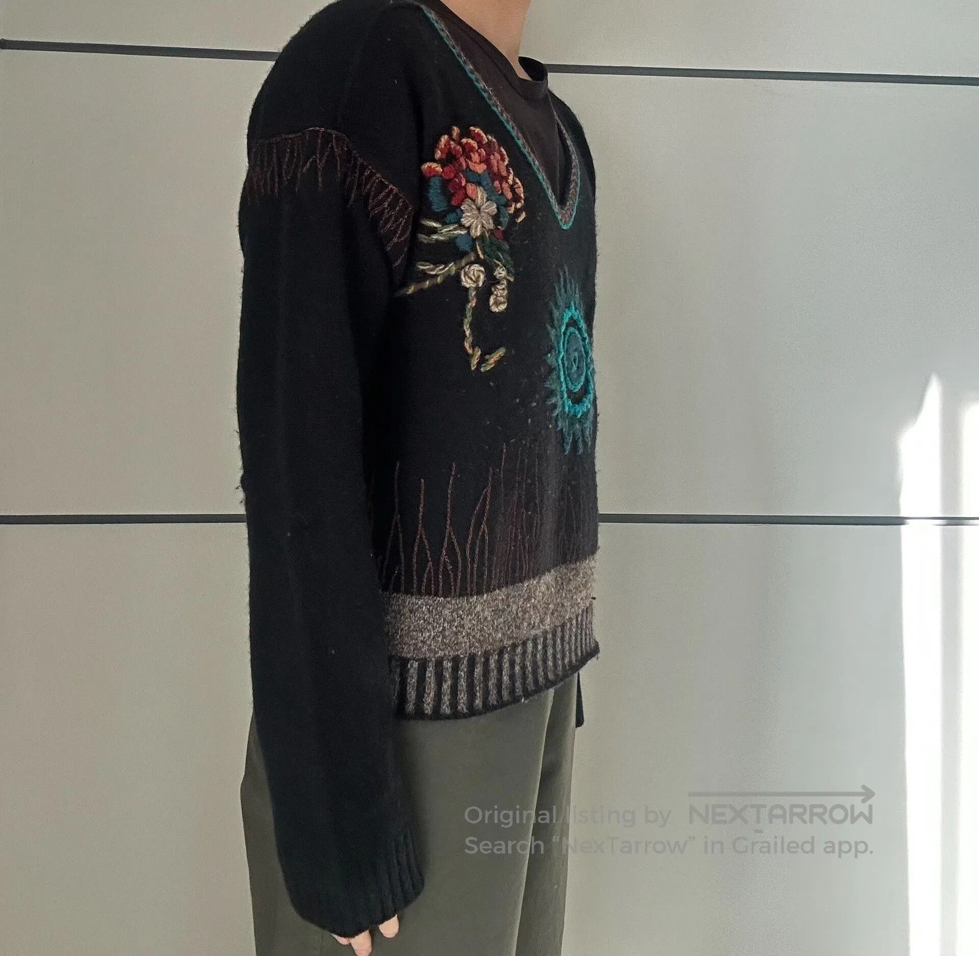 Dries Van Noten Dries Van Noten V-Neck Sweater for All. Size L / US 10 / IT 46 - 5 Thumbnail