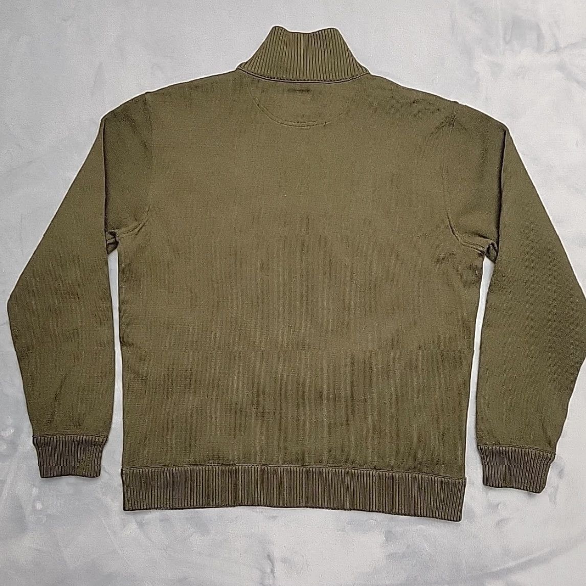 Vintage Berretta Sweater Men M Green Wool Blend Lined 1/4 Zip Knit Jacket Made in Italy Shirt Adult Medium Green Knit Wool Blend 1/4 Zip Mens Size US M / EU 48-50 / 2 - 7 Thumbnail