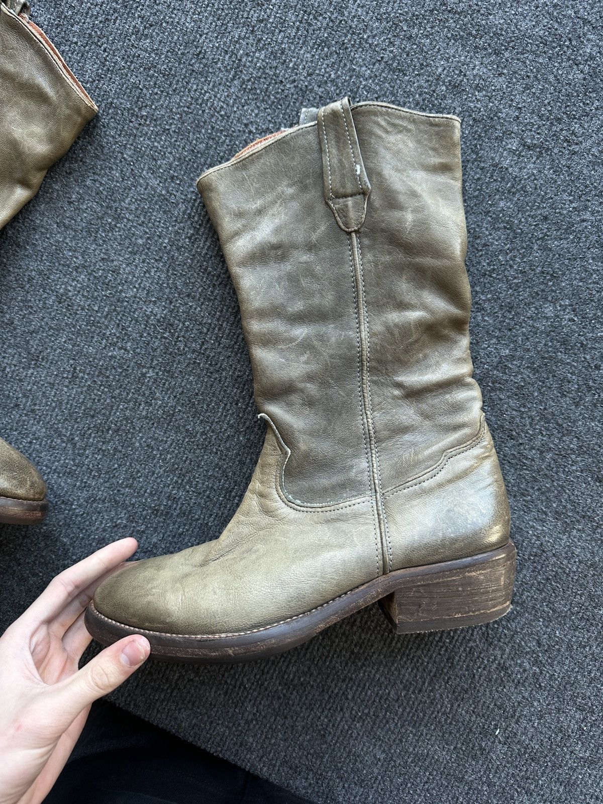 Other RARE🚨 CATARINA MARTINS LUXURY HIGH BOOTS WOMEN LEATHER Size US 8 / IT 38 - 3 Thumbnail