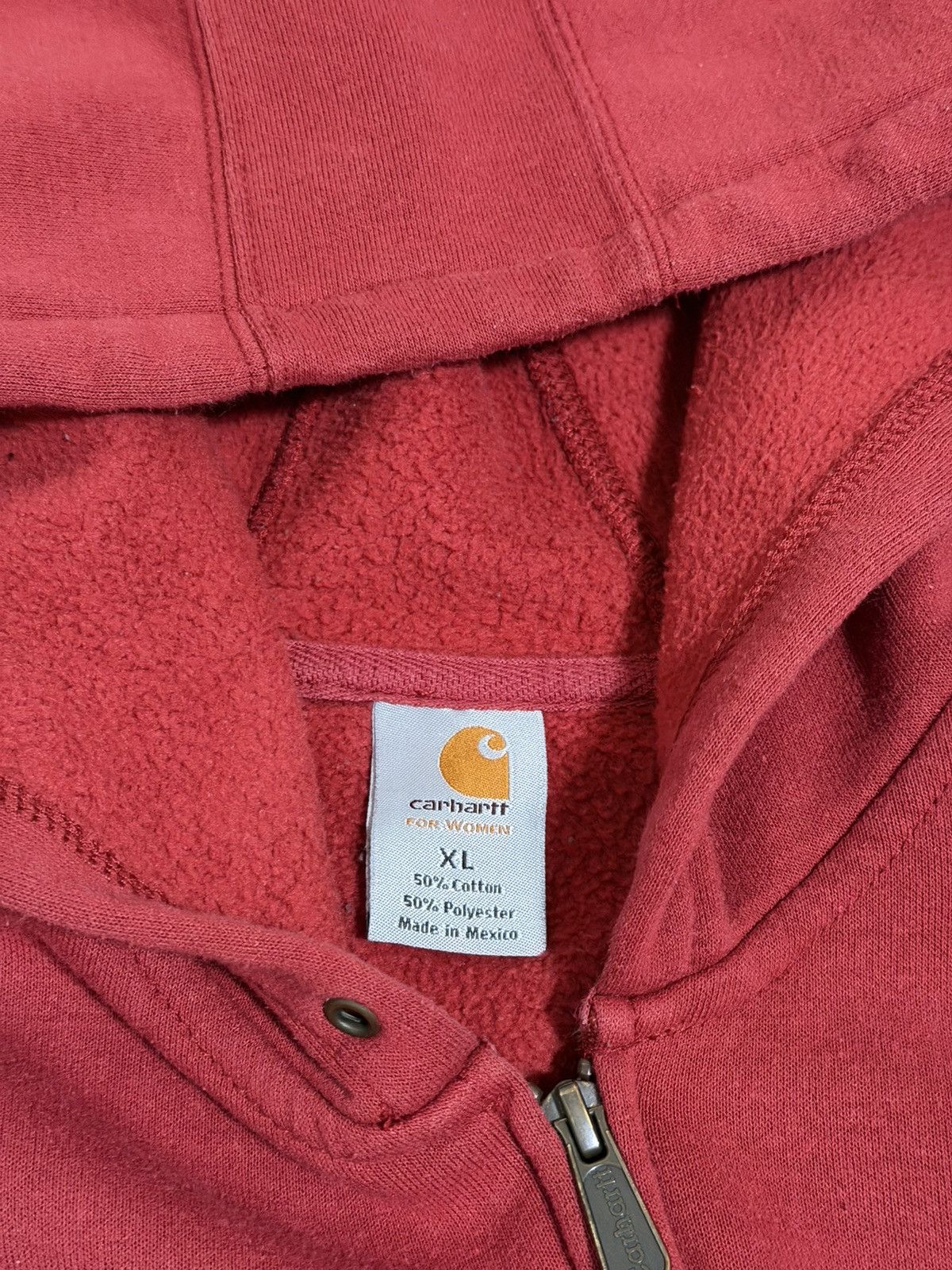 Carhartt 🔥Vintage Carhartt Logo Zip Hoodie/Carhartt Zip Fleece Hoodie Size US L / EU 52-54 / 3 - 7 Thumbnail