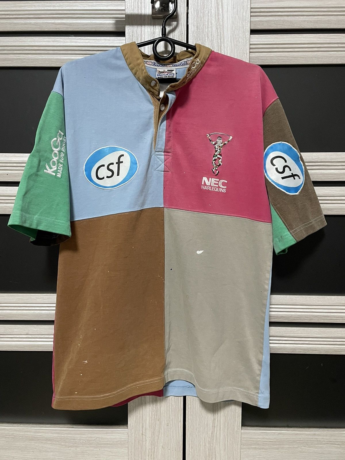 Vintage Vintage HARLEQUINS Rugby Shirt Jersey KOOGA 2001 Rare Size US M / EU 48-50 / 2 - 1 Thumbnail