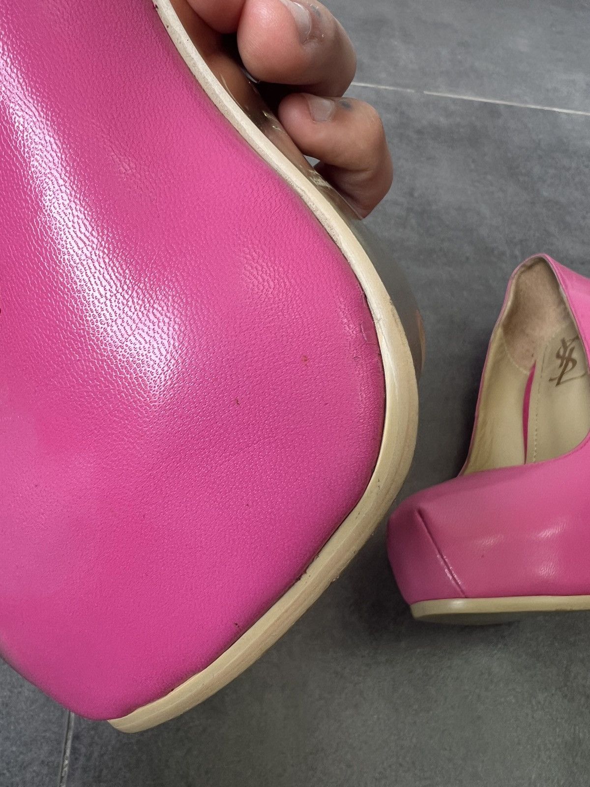 Yves Saint Laurent Vintage Yves Saint Laurent high pink iconic heels Size US 7 / IT 37 - 4 Thumbnail