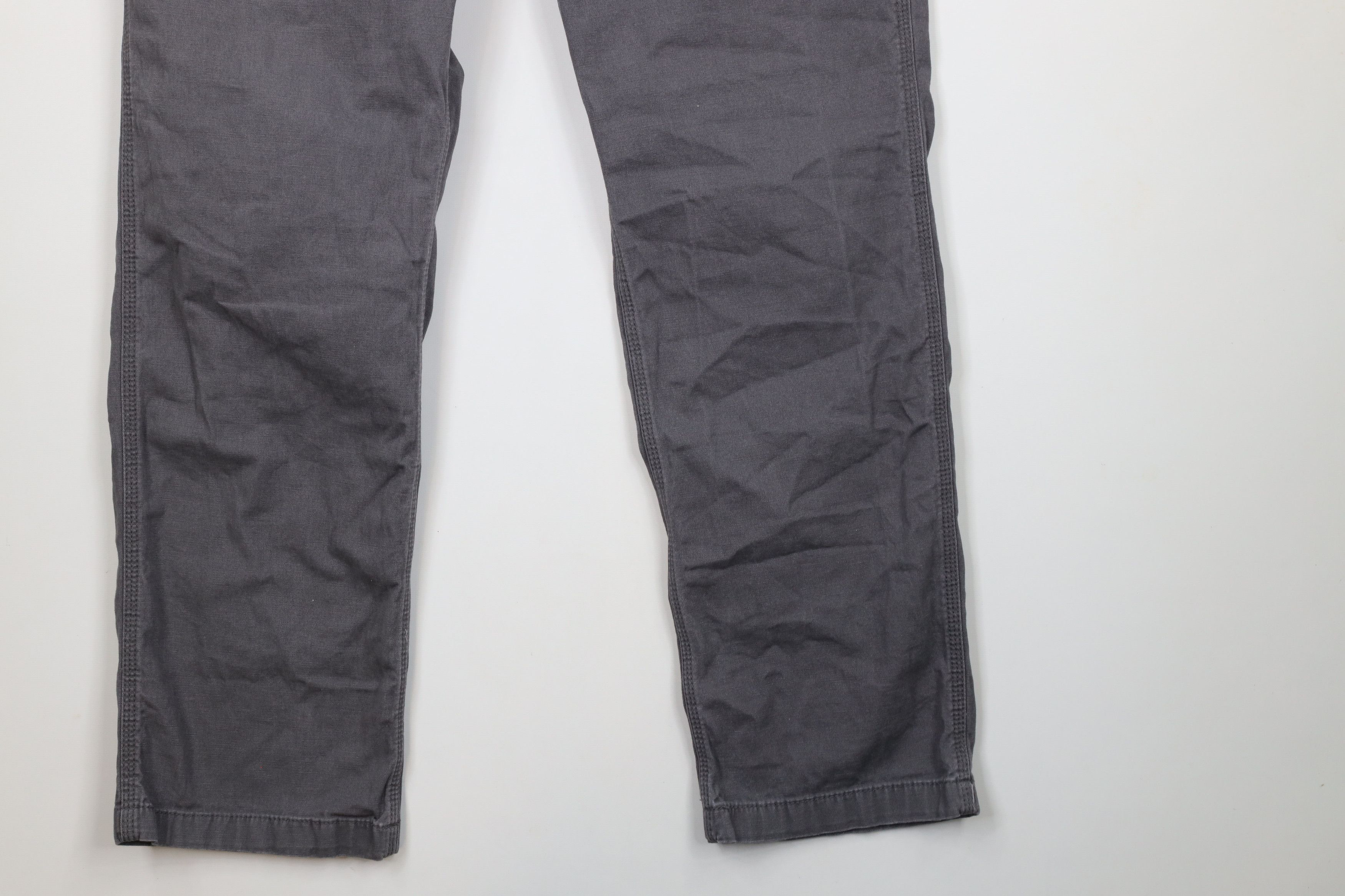 Carhartt Vintage Carhartt Relaxed Fit Spell Out Dungaree Pants Gray Size 36 - 4 Thumbnail