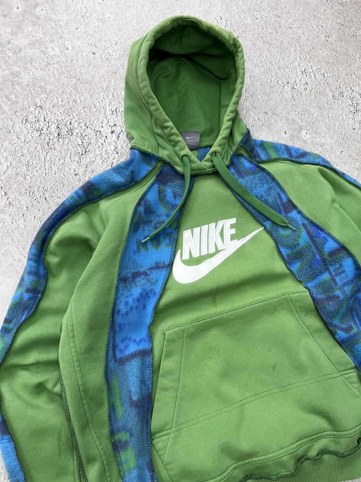 Coogi × Nike REWORKED NIKE HOODIE COOGI SWEATER Y2K Size US XL / EU 56 / 4 - 2 Thumbnail