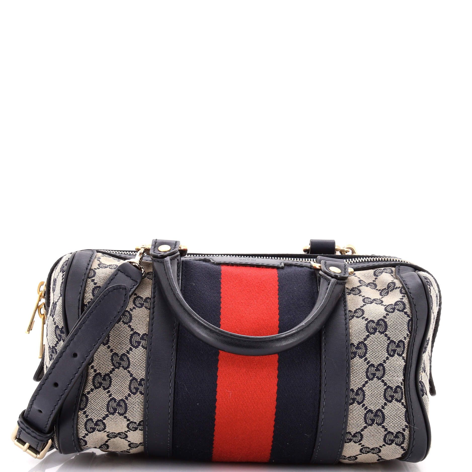 Gucci Vintage Web Boston Bag Size ONE SIZE - 1 Thumbnail