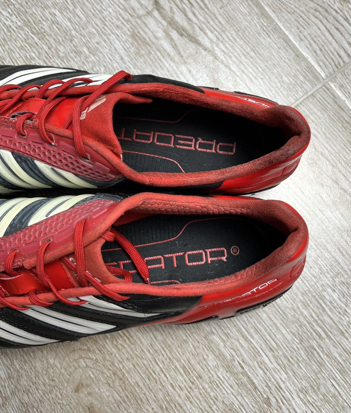 Adidas Adidas Predator Adipower FG Black Football Cleats Size US 8.5 / EU 41-42 - 16 Thumbnail