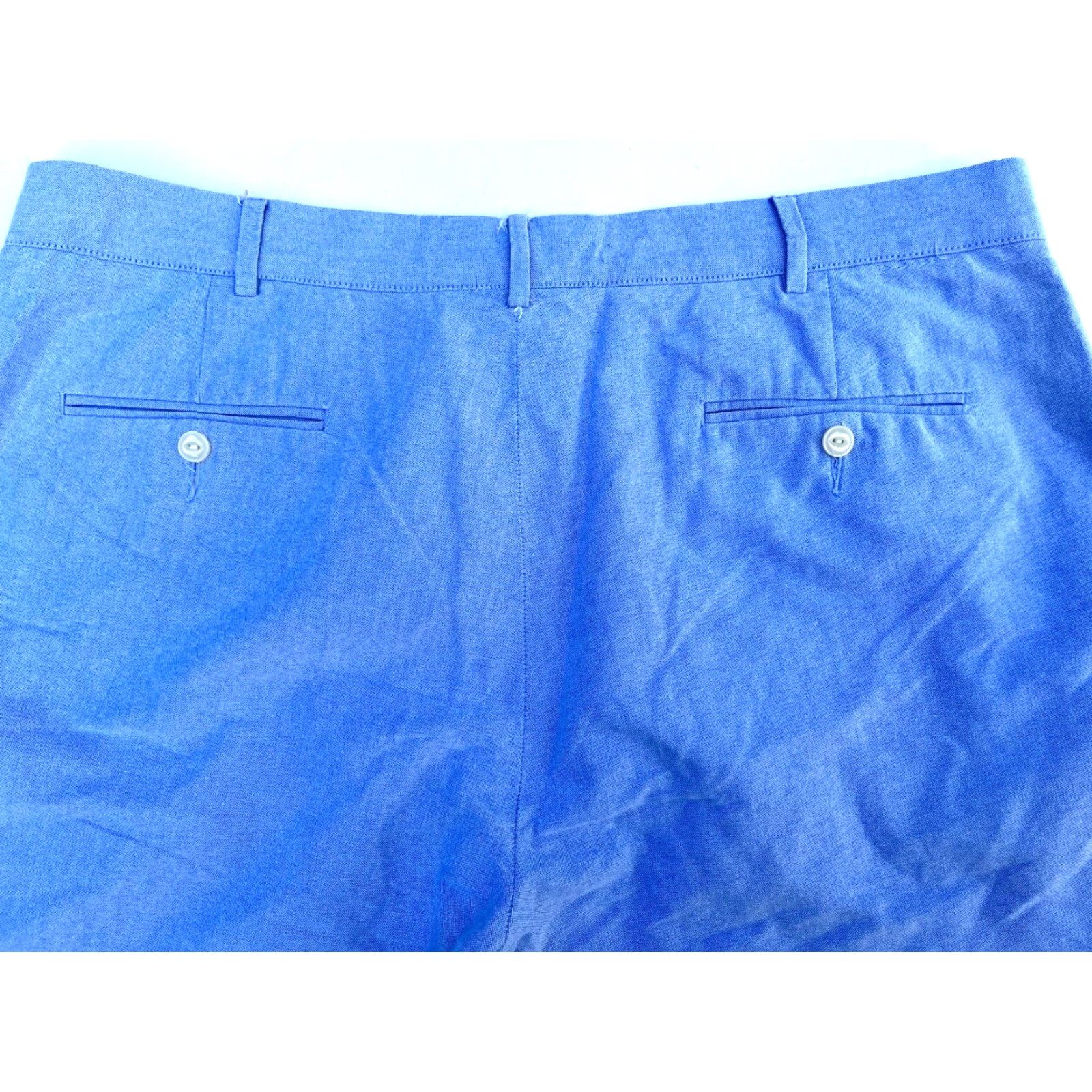 Polo Ralph Lauren VINTAGE Polo Ralph Lauren Men's Preston Short Chino 38 Blue 90s Preppy 10.5 Inseam Mens Size US M / EU 48-50 / 2 - 3 Thumbnail